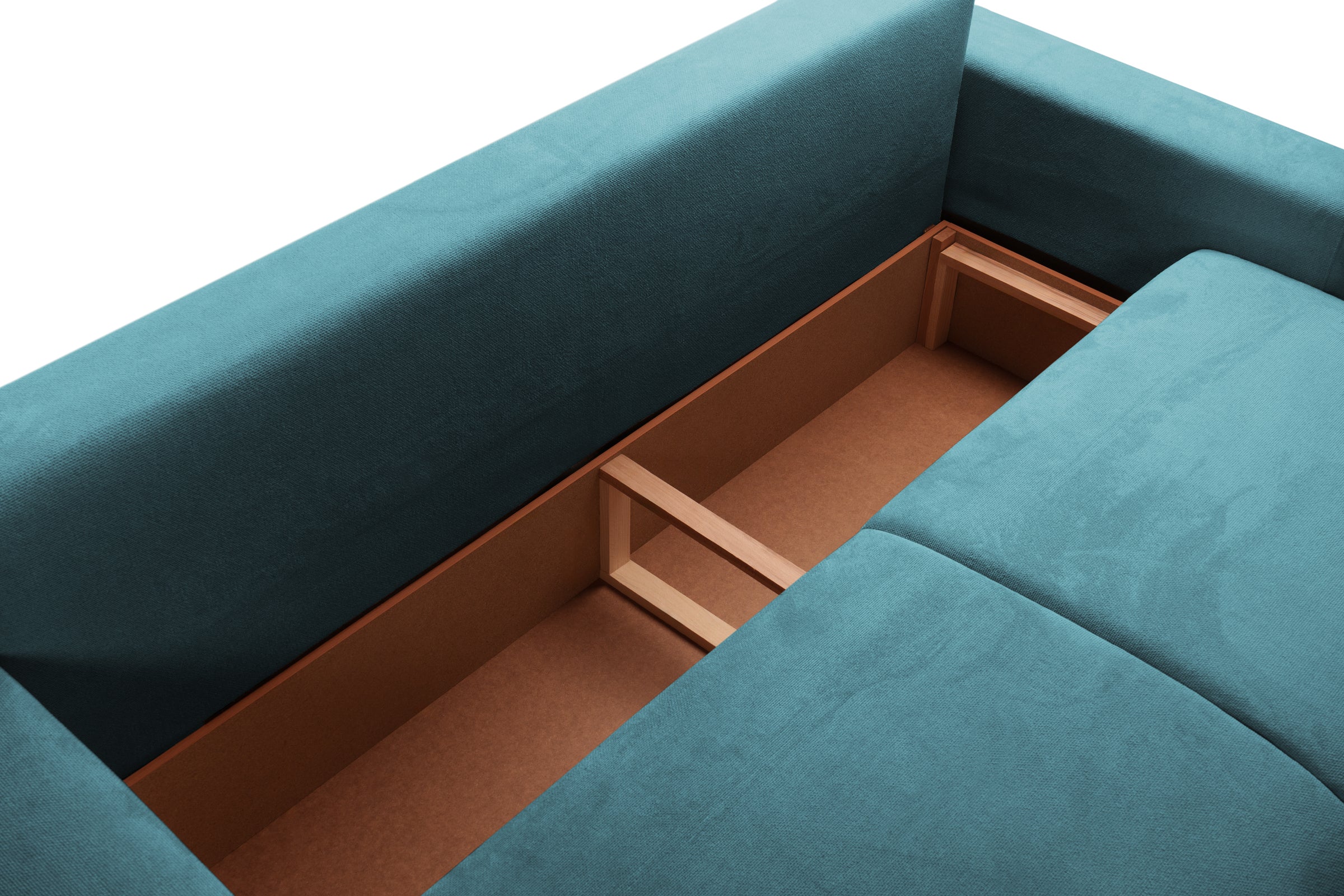 Canapea Extensibilă 3 locuri KENZO, cu ladă depozitare, 235x100x93 cm Prestige Home