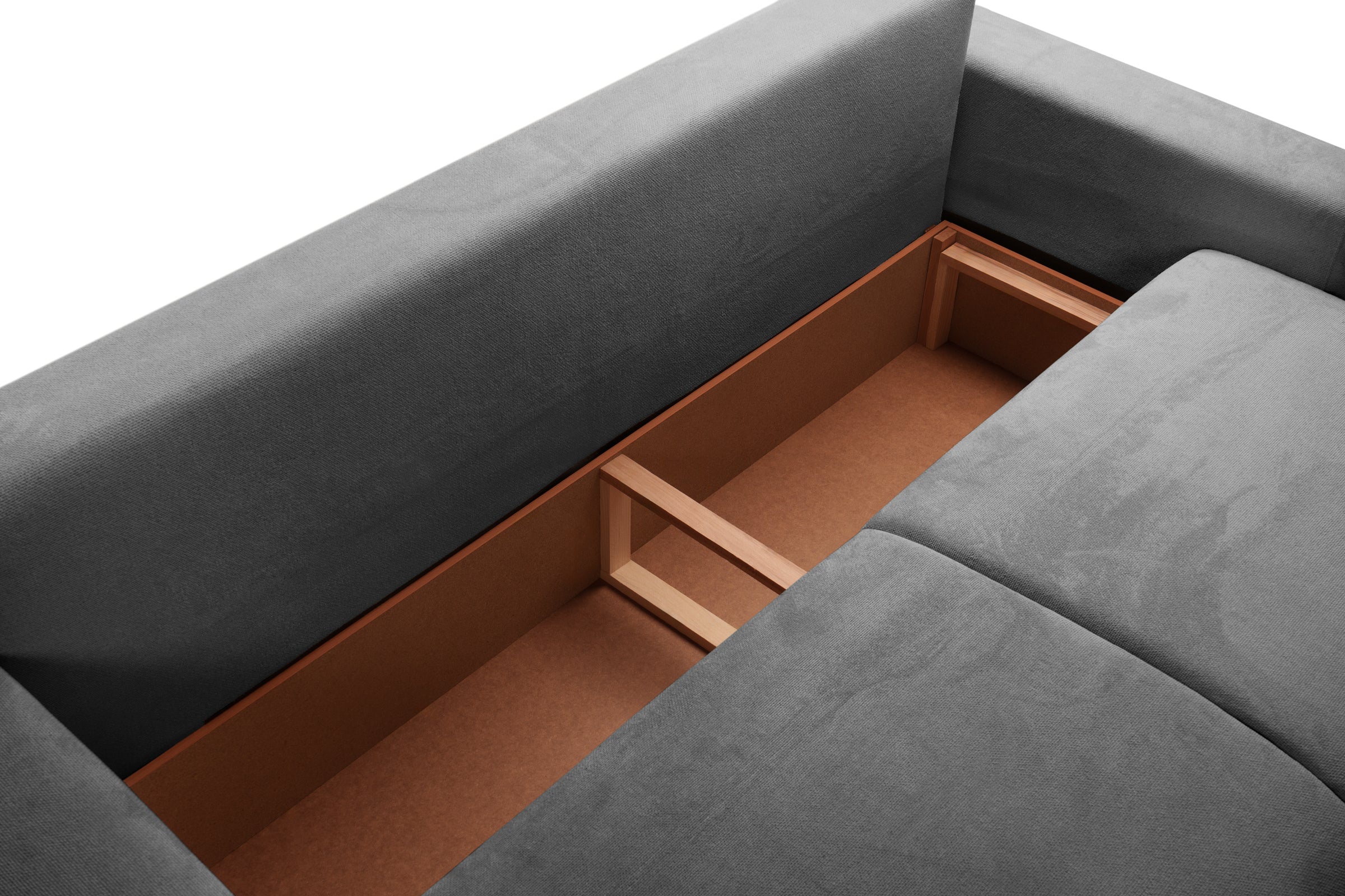 Canapea Extensibilă 3 locuri KENZO, cu ladă depozitare, 235x100x93 cm Prestige Home