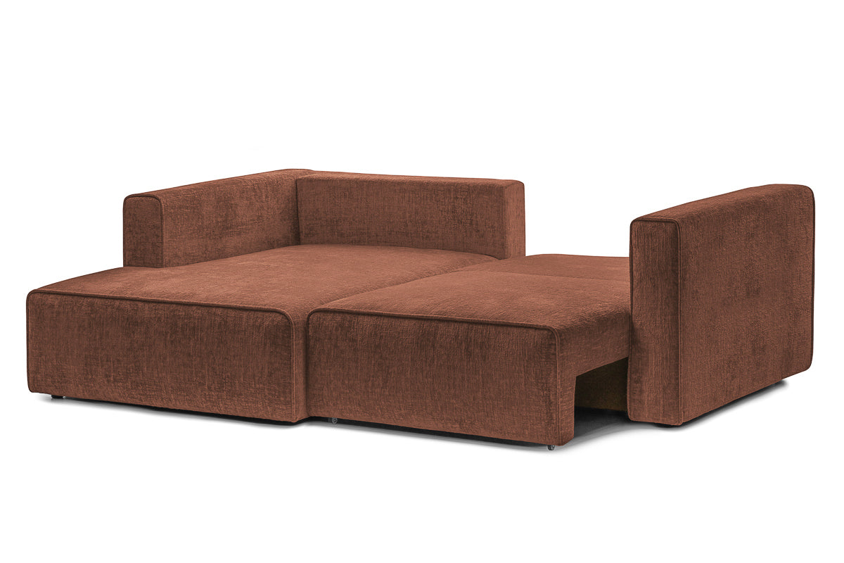 Colțar Extensibil 3 locuri ZANETTO, cu ladă de depozitare, 240x157x70 cm Prestige Home