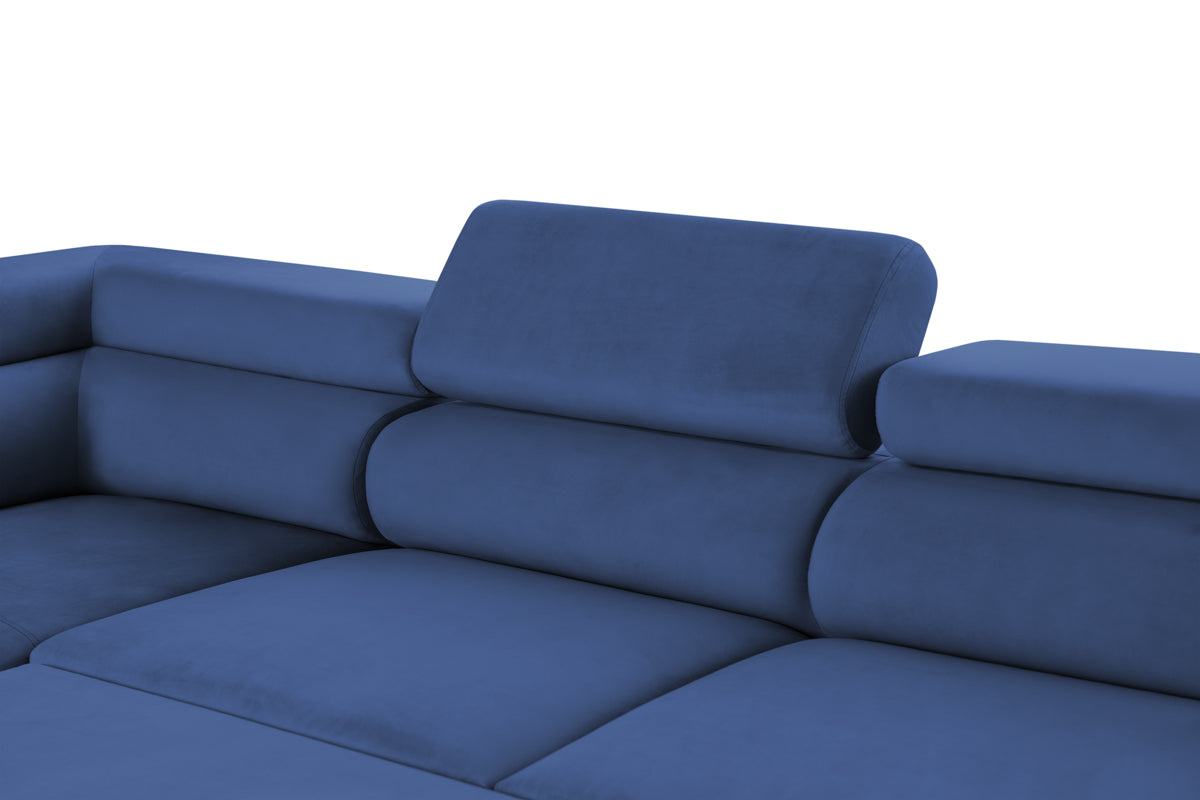 Colțar Extensibil, în formă de U, TIME NEW, cu 2 lăzi de depozitare, cu tetiere reglabile, 360x220x95 cm Prestige Home