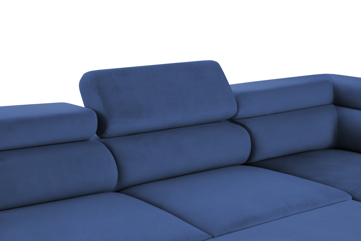Colțar Extensibil, în formă de U, TIME NEW, cu 2 lăzi de depozitare, cu tetiere reglabile, 360x220x95 cm Prestige Home