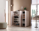 Pantofar Mister, bej lucios, 120×114 cm, 12 compartimente Arboteca