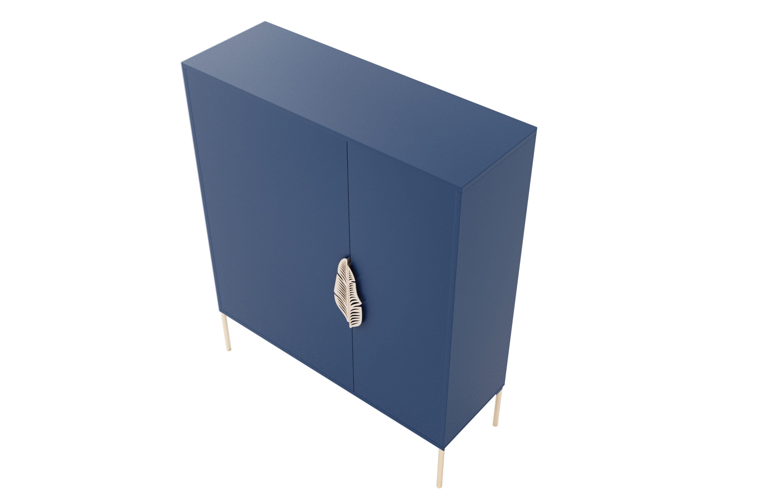 Pantofar Ayana, Albastru/Auriu Arboteca