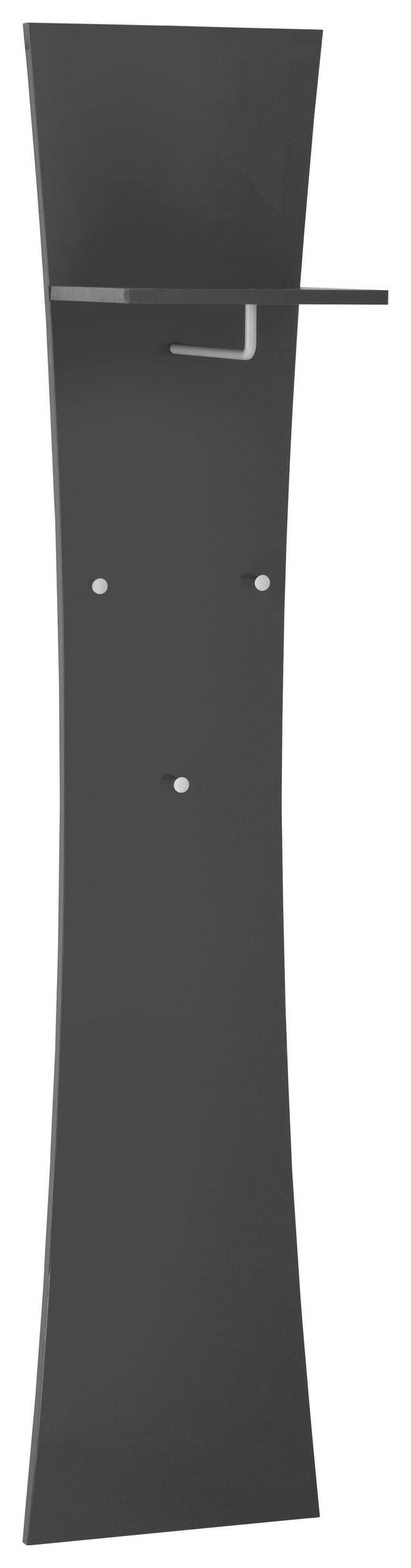 Cuier Arco cu șină și 3 cârlige, 170 cm Arboteca
