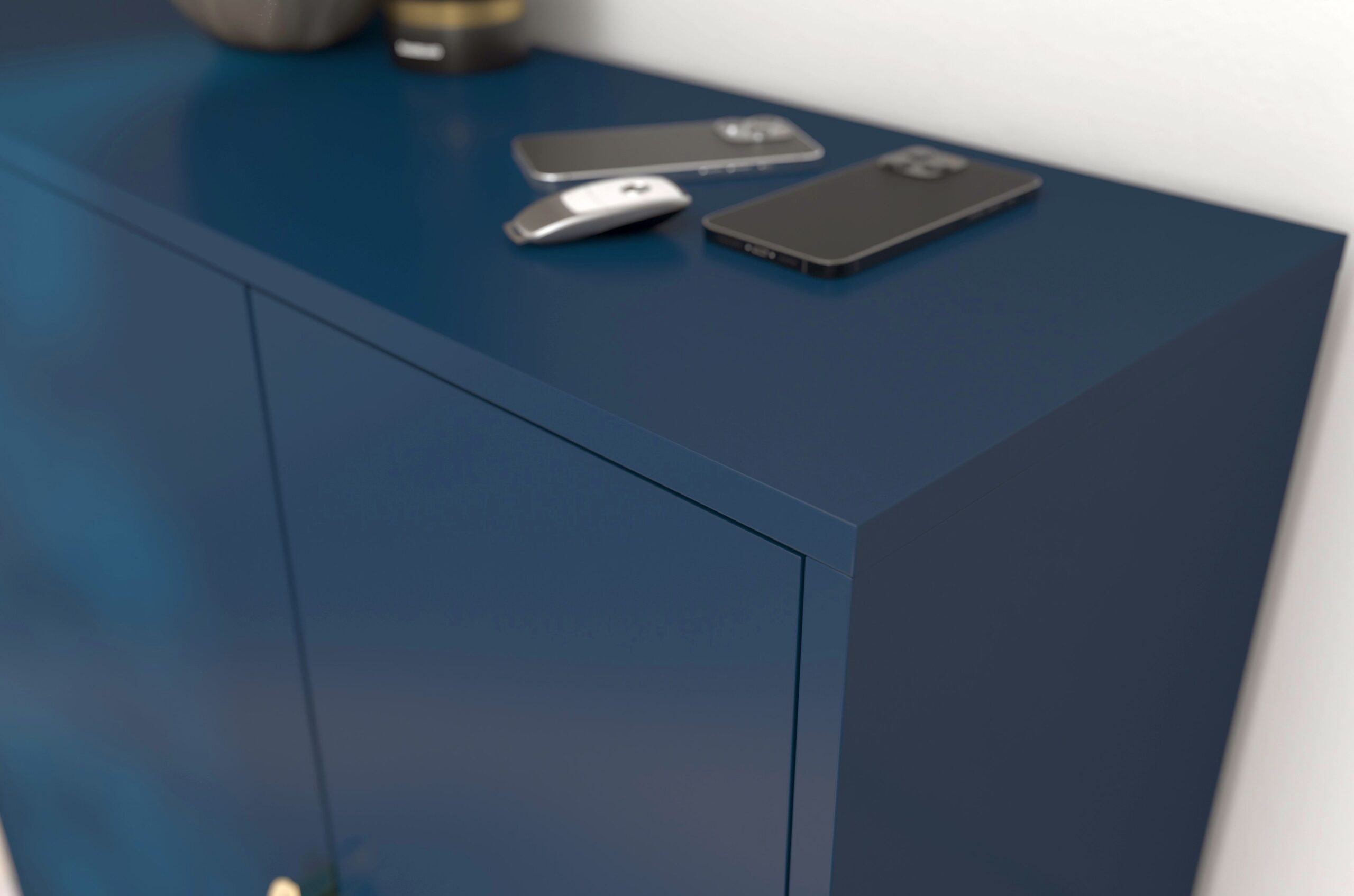 Pantofar Ayana, Albastru/Auriu Arboteca