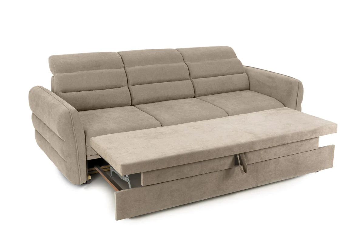 Canapea Extensibilă 3 locuri TENERIFE, cu tetiere reglabile, 230x95x100 cm Prestige Home