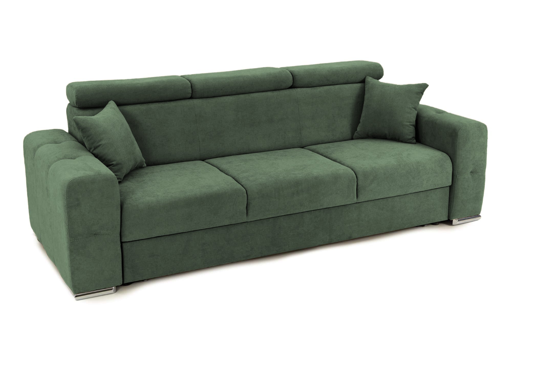 Canapea Extensibilă 3 locuri BELLAGIO, cu tetiere reglabile, 242x95x99 cm Prestige Home