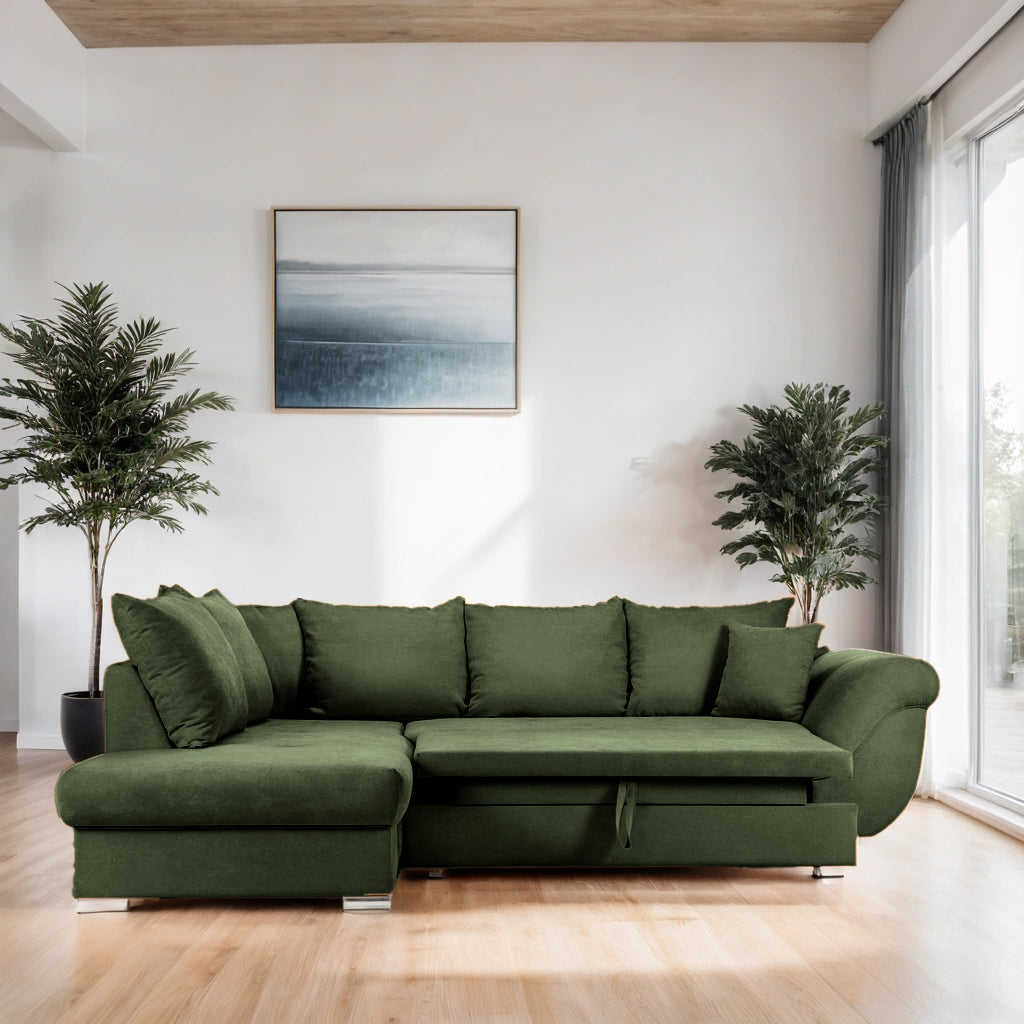 Colțar Extensibil SANTOS, variante stânga/dreapta, 295x215x80 cm Prestige Home