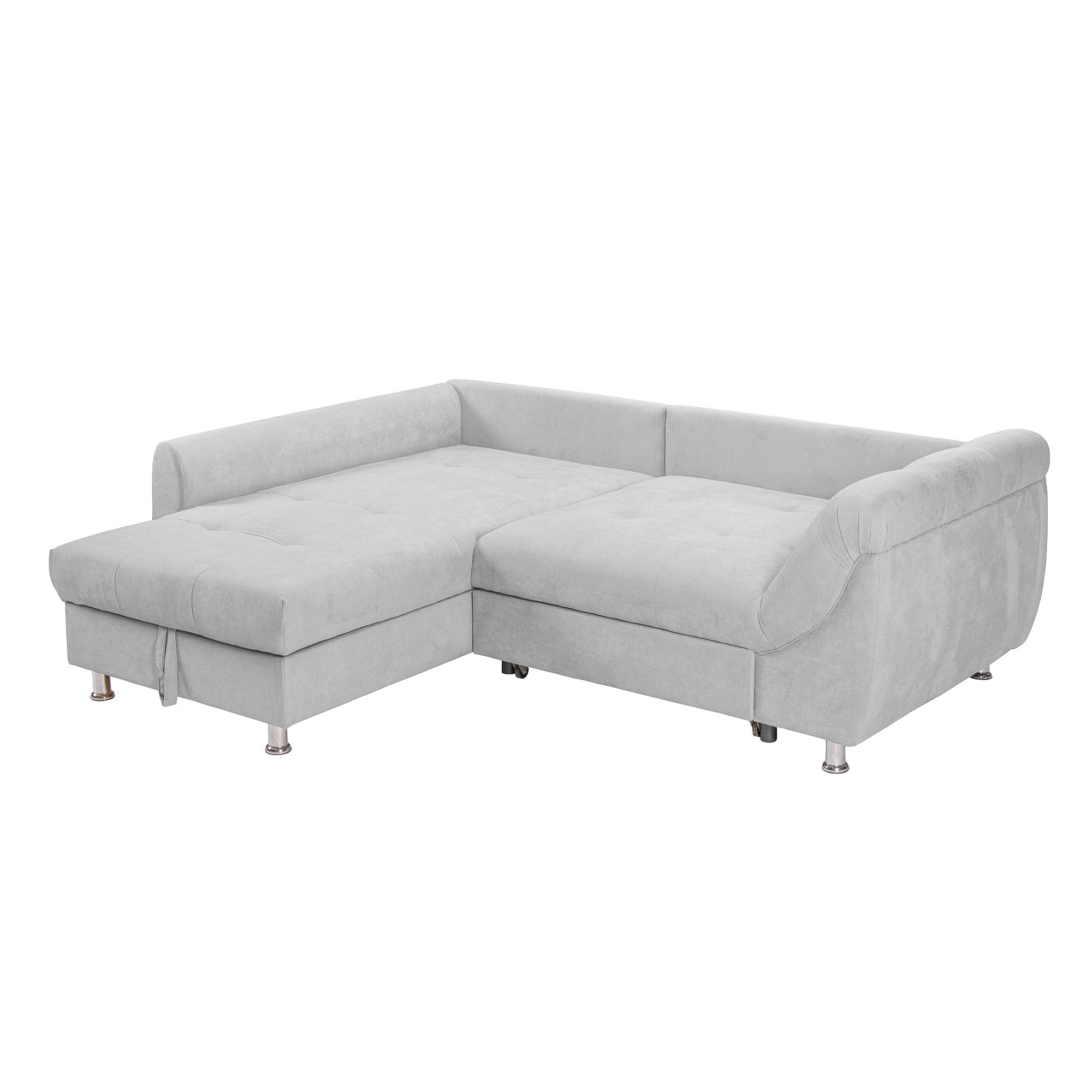 Colțar Extensibil MERLIN, cu lada depozitare, variante stânga/dreapta, 230 x 190 x 93 cm Prestige Home