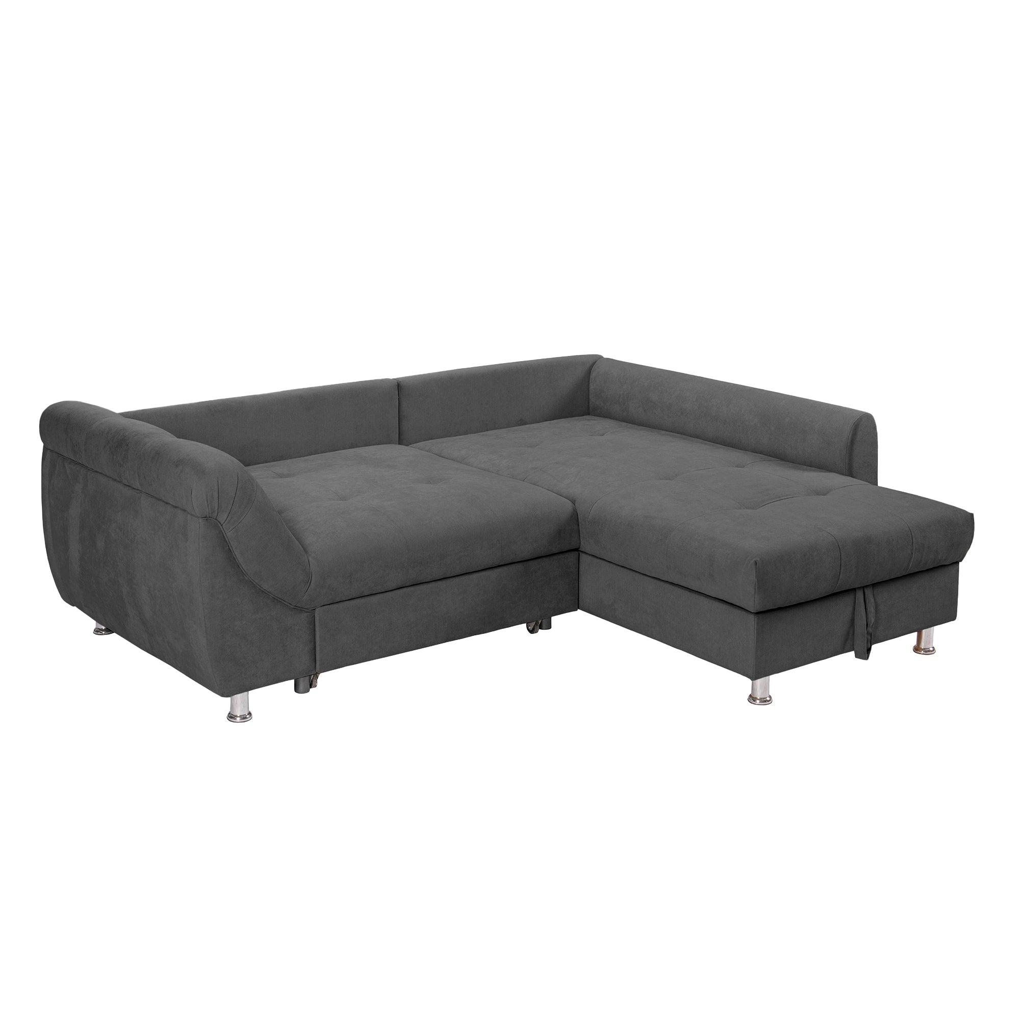 Colțar Extensibil MERLIN, cu lada depozitare, variante stânga/dreapta, 230 x 190 x 93 cm Prestige Home