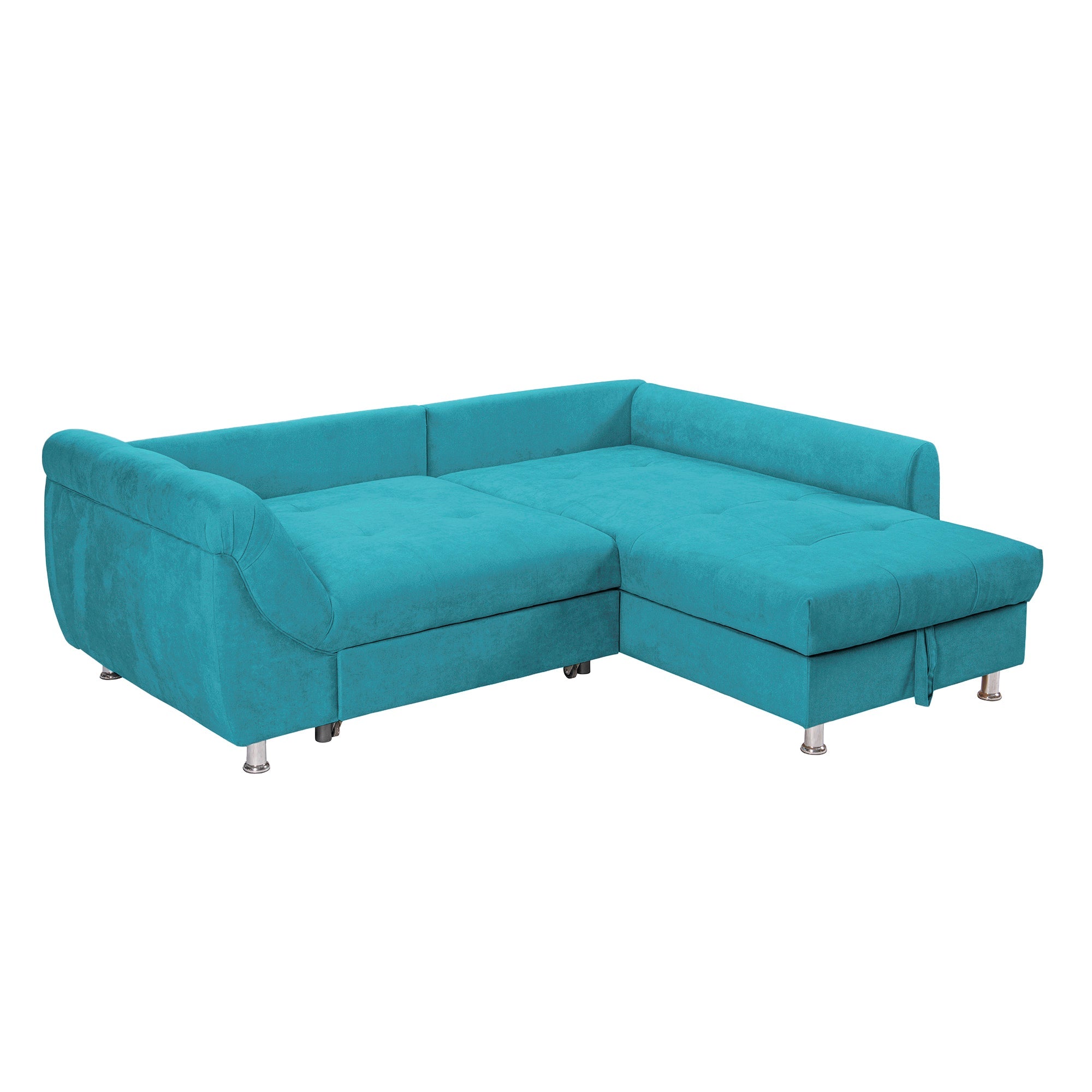 Colțar Extensibil MERLIN, cu lada depozitare, variante stânga/dreapta, 230 x 190 x 93 cm Prestige Home