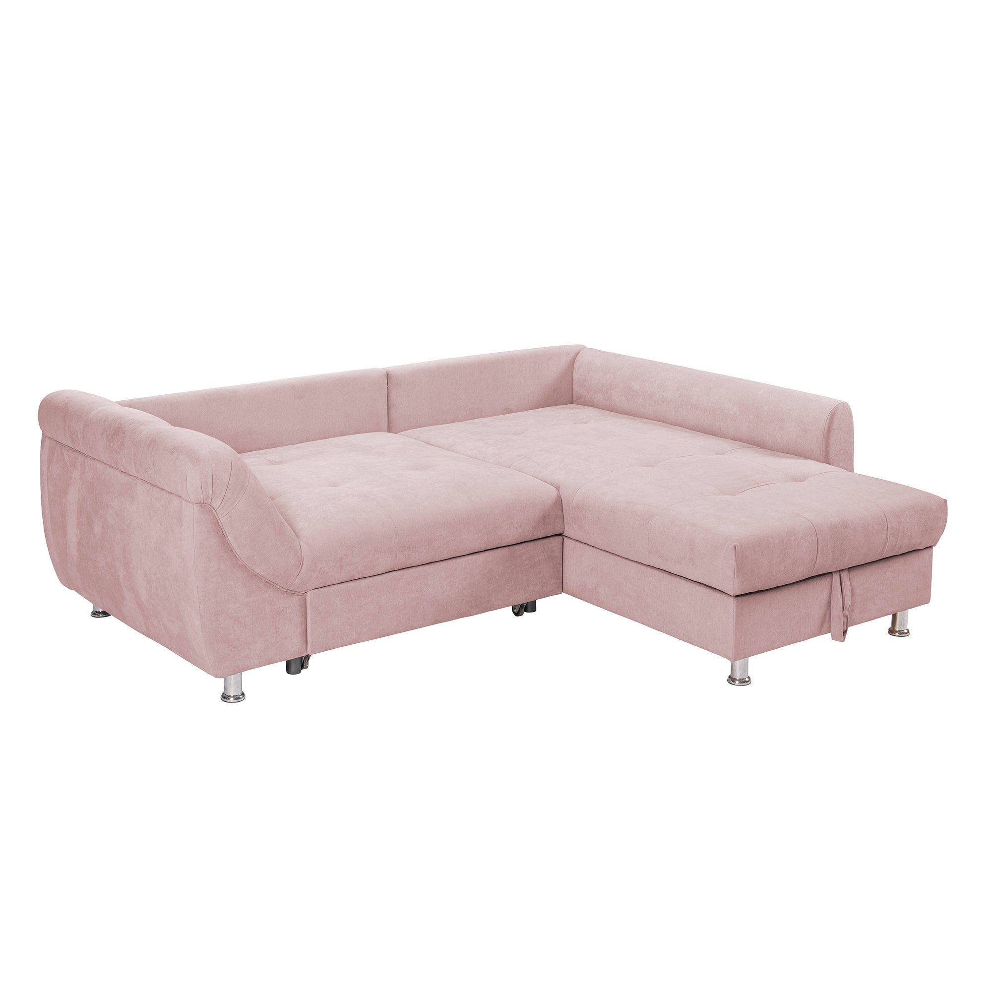 Colțar Extensibil MERLIN, cu lada depozitare, variante stânga/dreapta, 230 x 190 x 93 cm Prestige Home