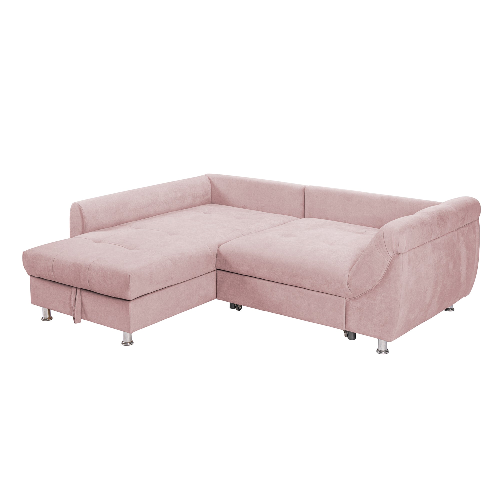 Colțar Extensibil MERLIN, cu lada depozitare, variante stânga/dreapta, 230 x 190 x 93 cm Prestige Home