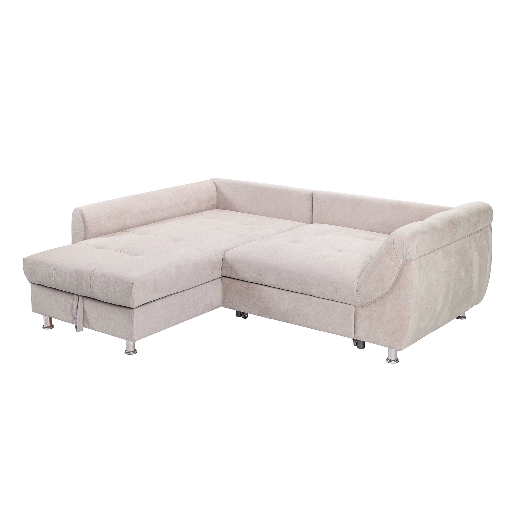 Colțar Extensibil MERLIN, cu lada depozitare, variante stânga/dreapta, 230 x 190 x 93 cm Prestige Home