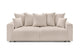Canapea Extensibilă 3 locuri LIVIGNO, cu ladă de depozitare, 235x93x100 cm