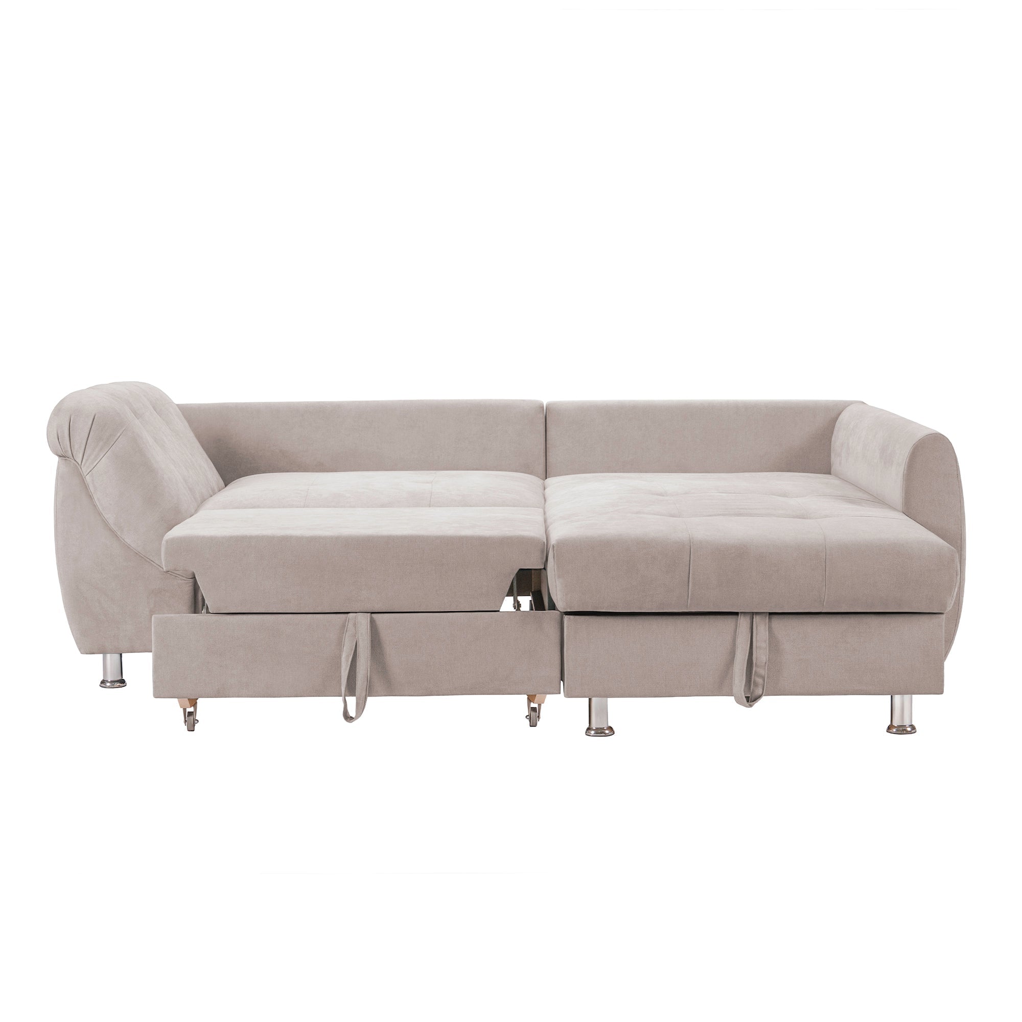 Colțar Extensibil MERLIN, cu lada depozitare, variante stânga/dreapta, 230 x 190 x 93 cm Prestige Home