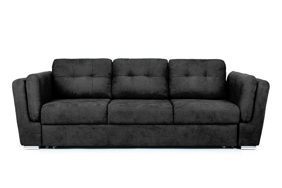 Canapea Extensibilă 3 locuri JAZZ, 250x105x90 cm Gri-Inchis-Enjoy Prestige Home