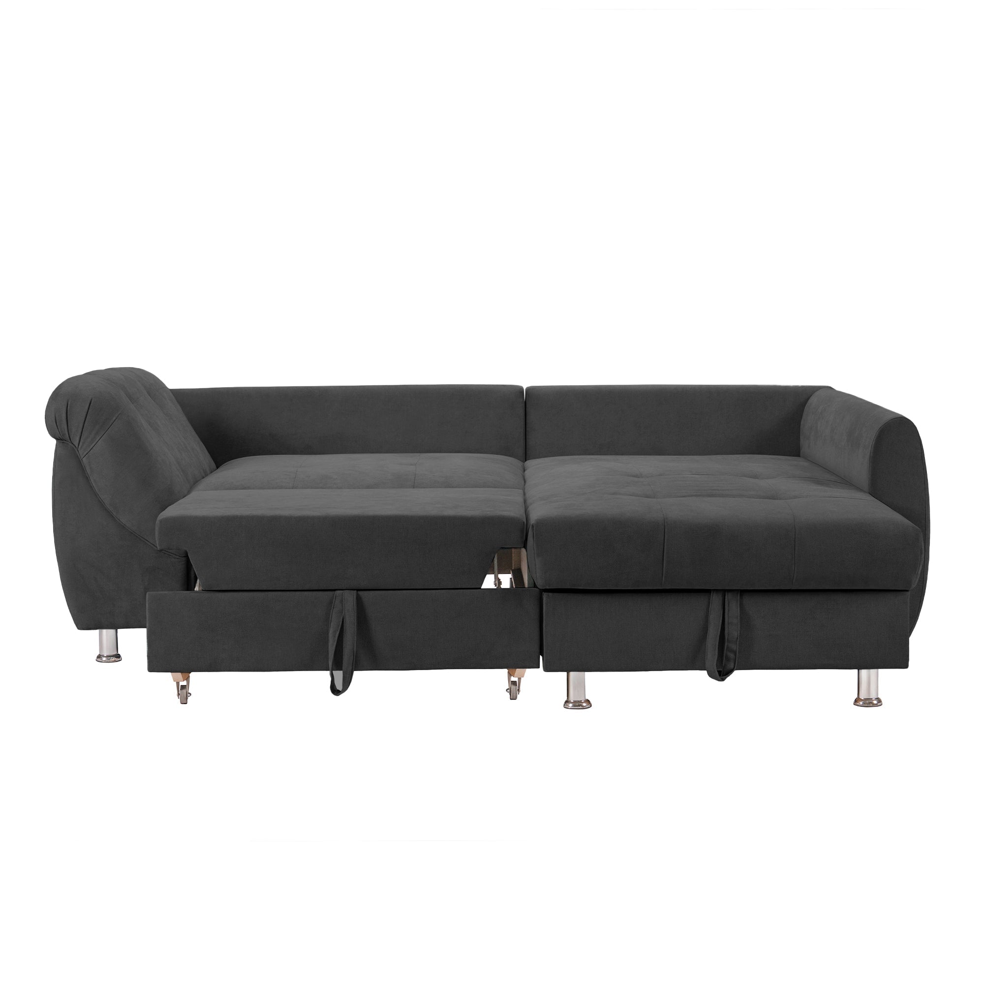 Colțar Extensibil MERLIN, cu lada depozitare, variante stânga/dreapta, 230 x 190 x 93 cm Prestige Home