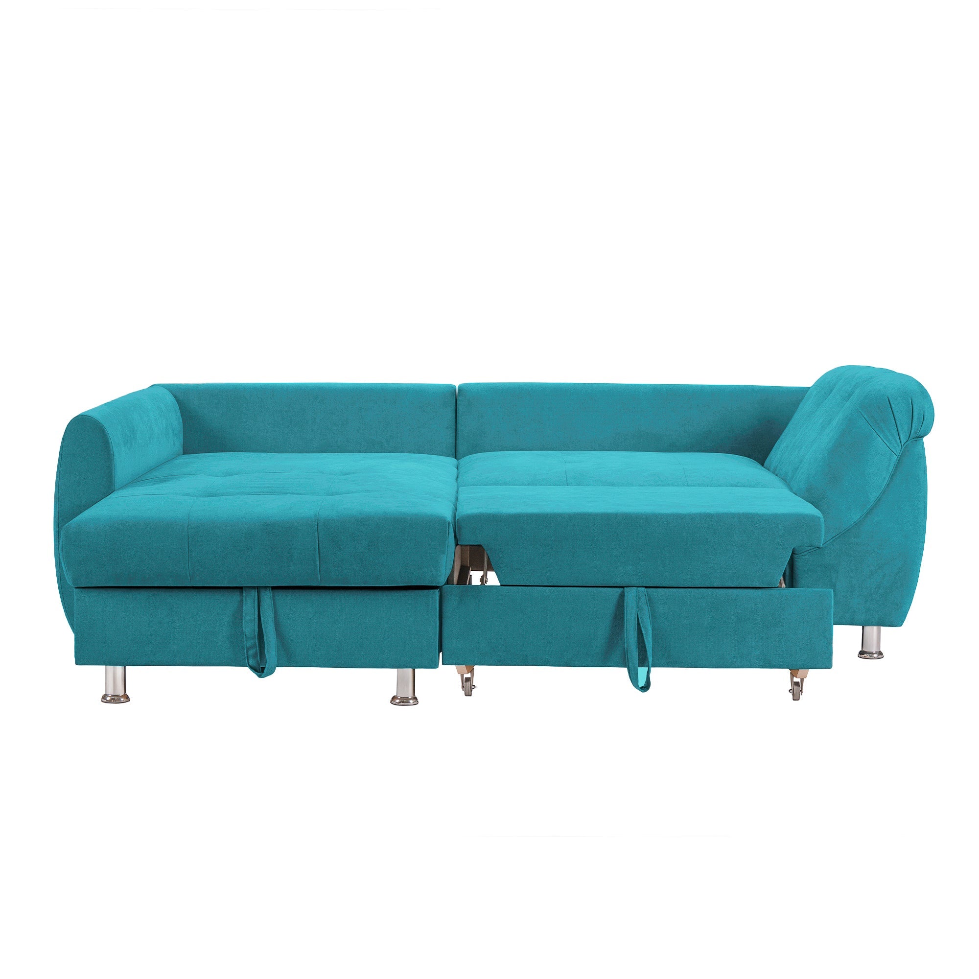 Colțar Extensibil MERLIN, cu lada depozitare, variante stânga/dreapta, 230 x 190 x 93 cm Prestige Home