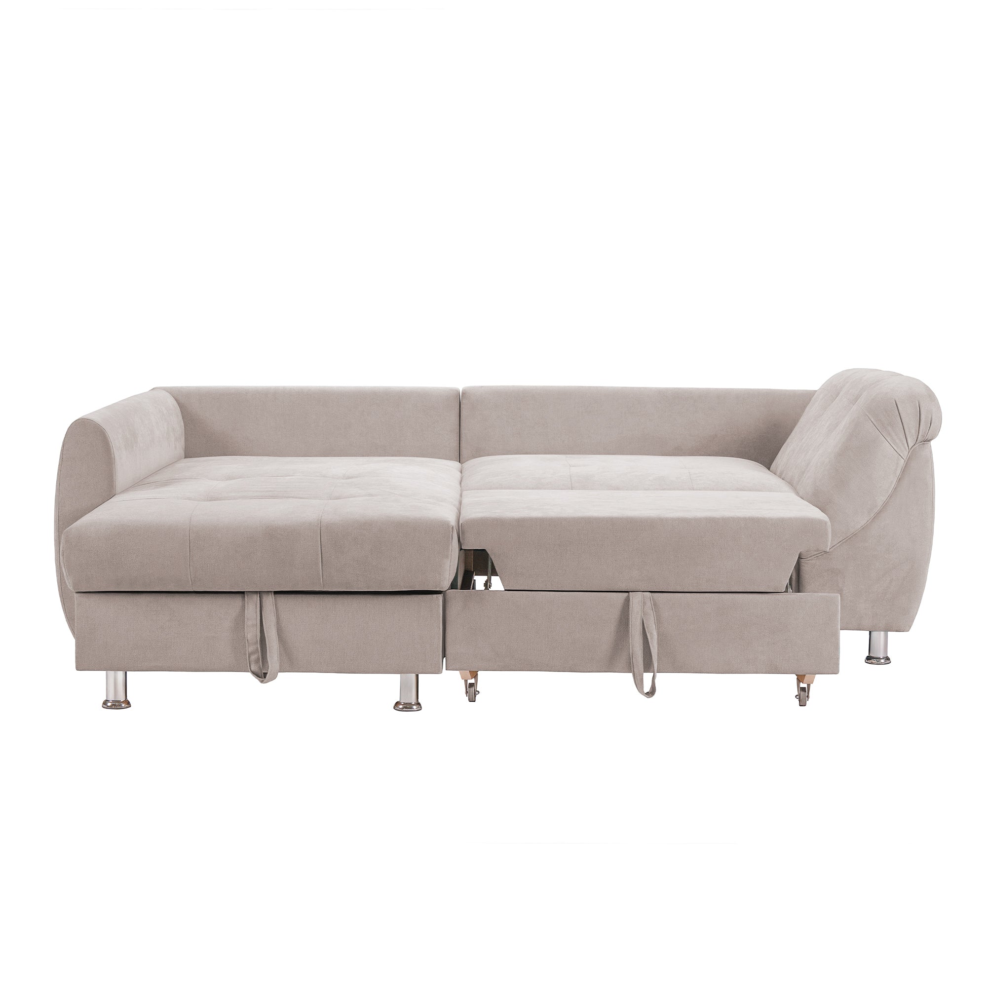 Colțar Extensibil MERLIN, cu lada depozitare, variante stânga/dreapta, 230 x 190 x 93 cm Prestige Home