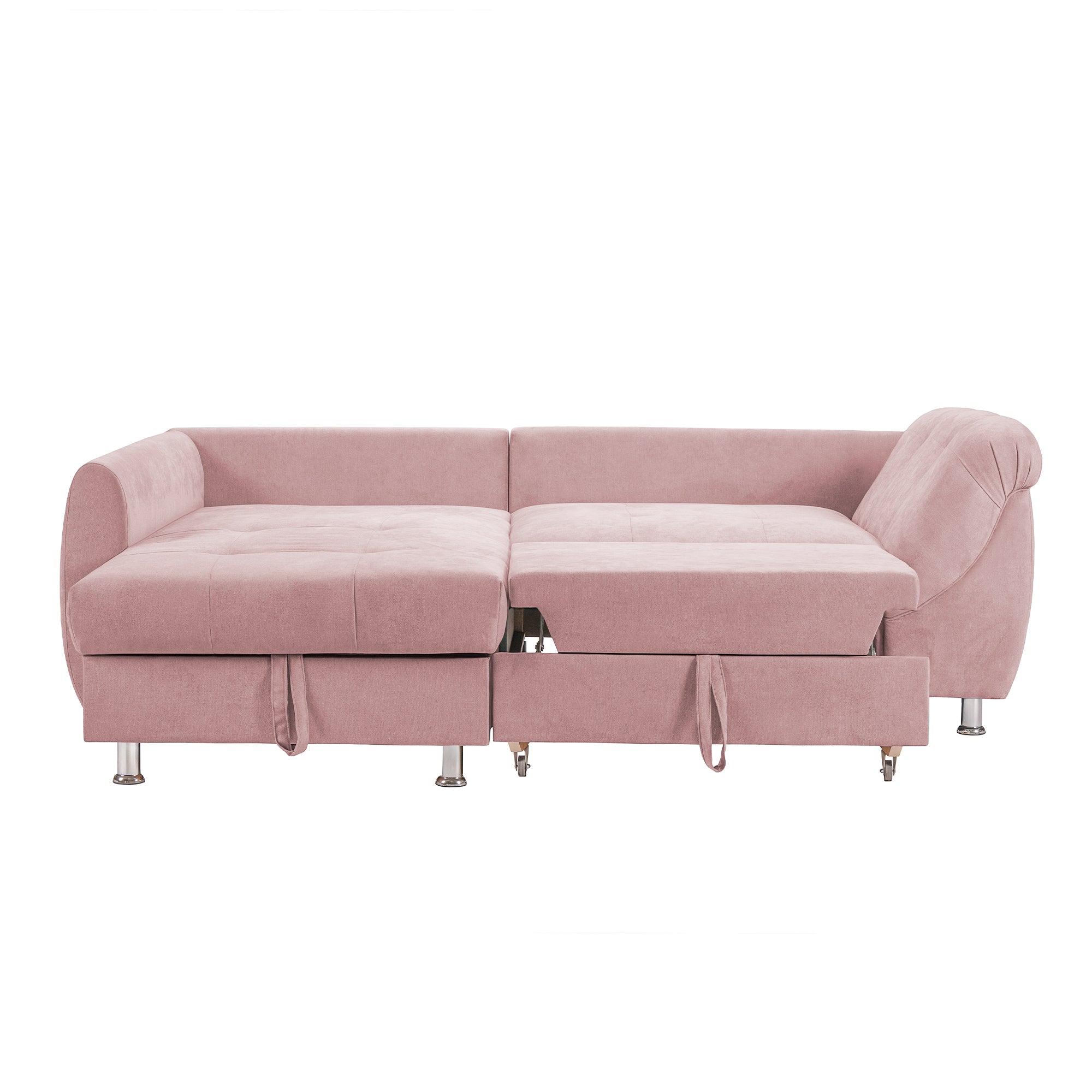 Colțar Extensibil MERLIN, cu lada depozitare, variante stânga/dreapta, 230 x 190 x 93 cm Prestige Home