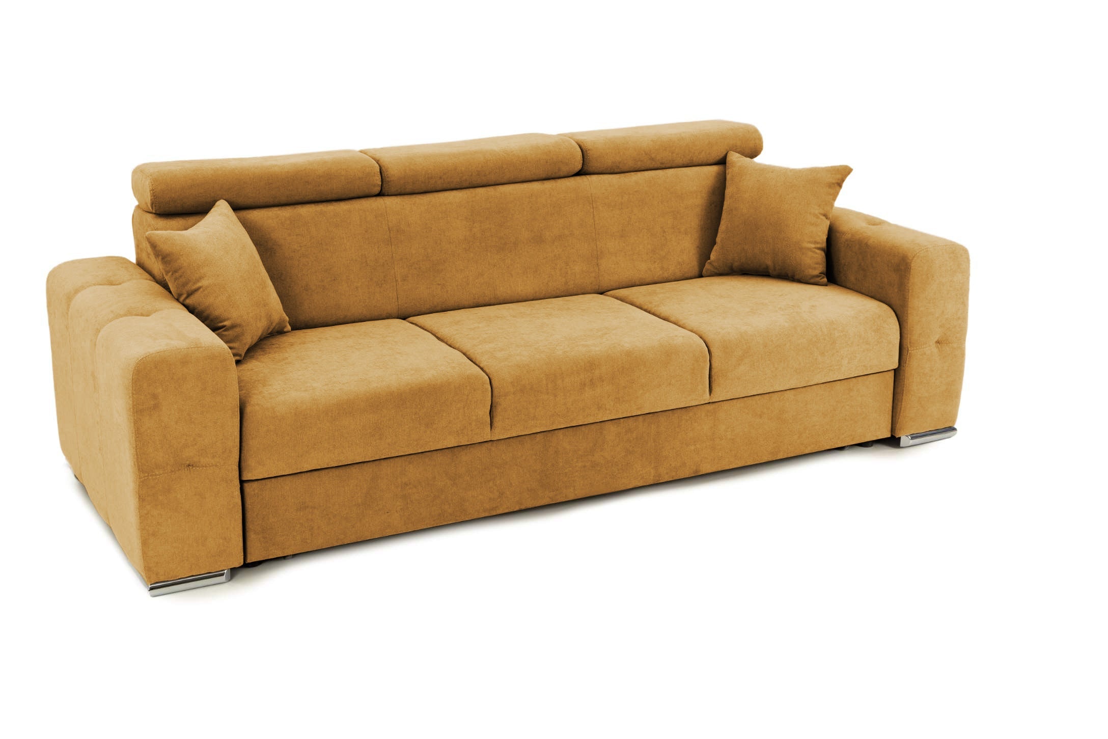 Canapea Extensibilă 3 locuri BELLAGIO, cu tetiere reglabile, 242x95x99 cm Prestige Home