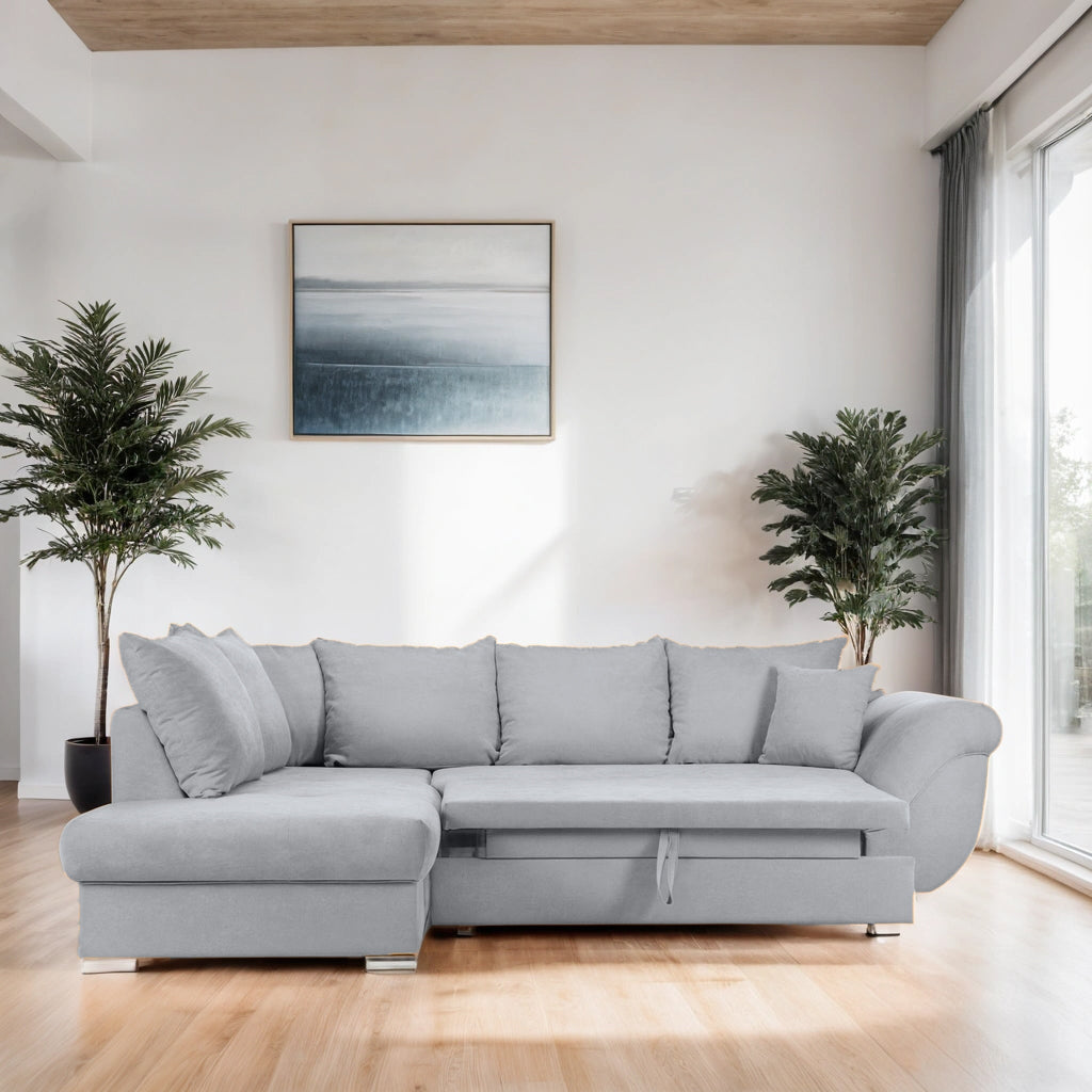 Colțar Extensibil SANTOS, variante stânga/dreapta, 295x215x80 cm Prestige Home