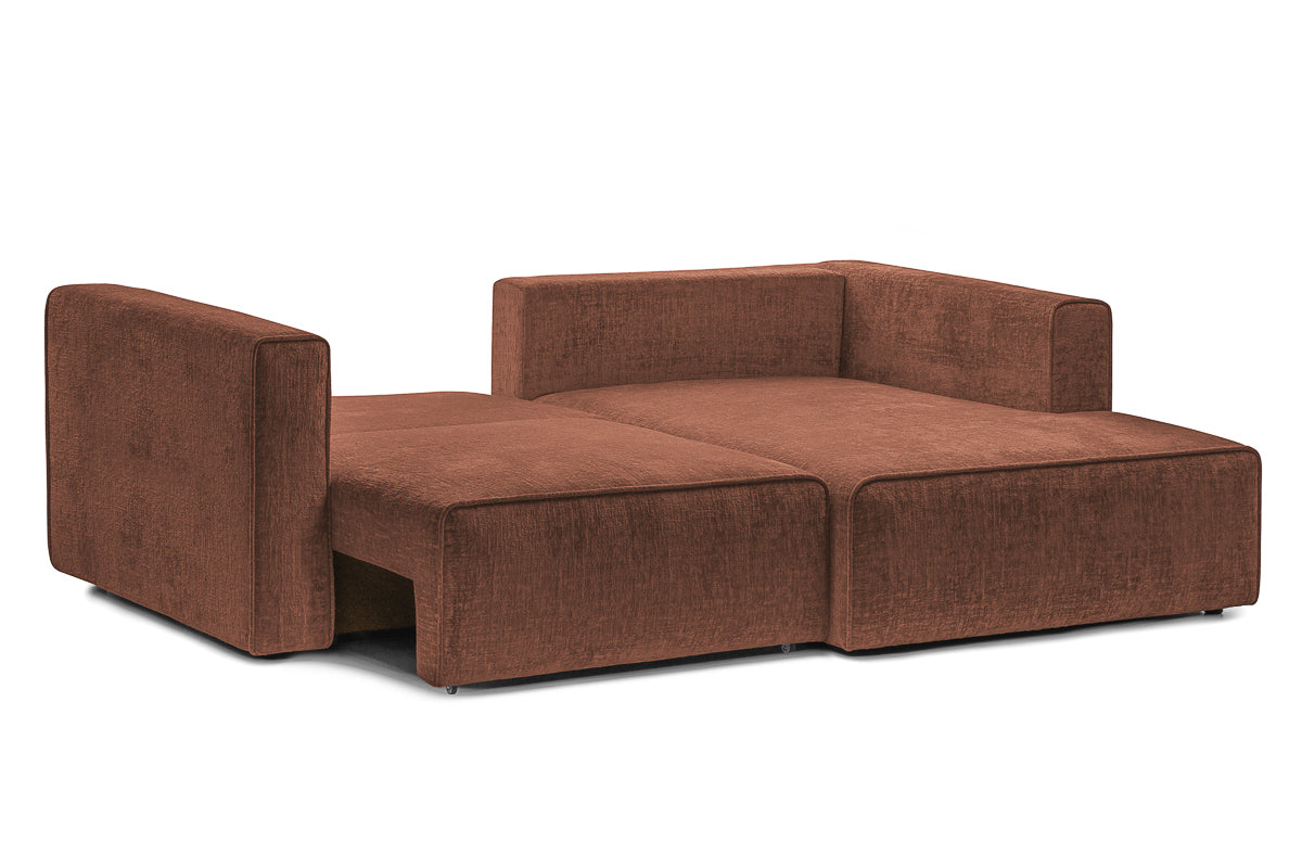 Colțar Extensibil 3 locuri ZANETTO, cu ladă de depozitare, 240x157x70 cm Prestige Home