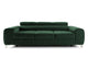 Canapea Extensibilă 3 locuri TIME, cu tetiere reglabile, cu suport lombar, 255x97x94 cm #color_Verde-Padure-Velluto