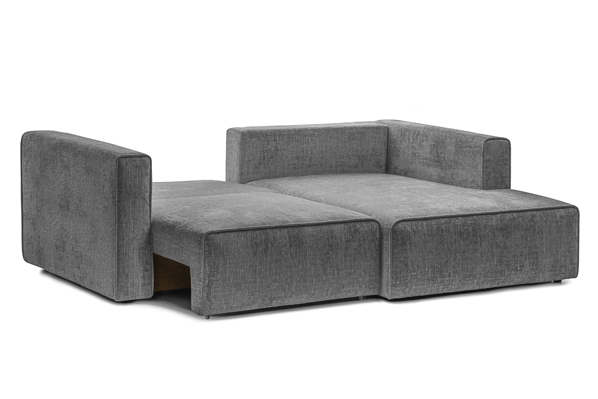 Colțar Extensibil 3 locuri ZANETTO, cu ladă de depozitare, 240x157x70 cm Prestige Home