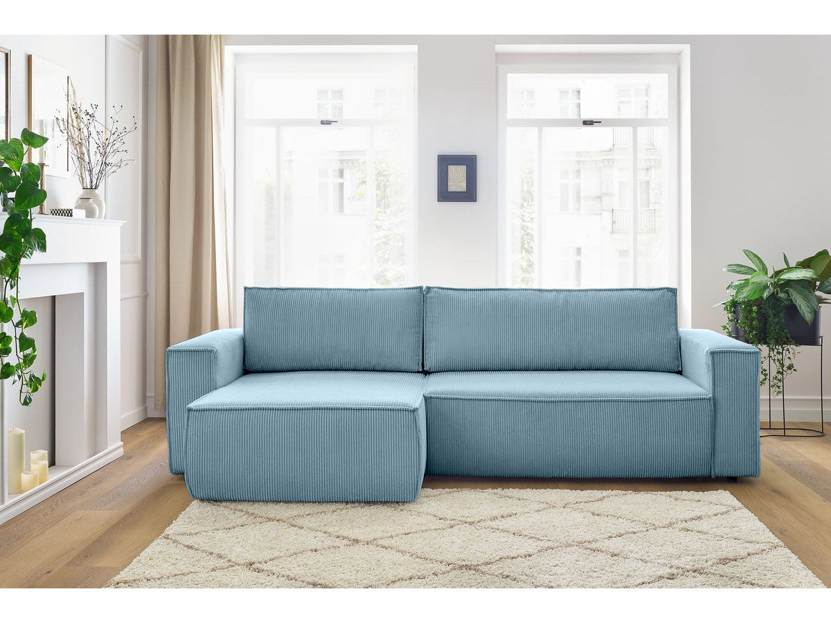 Colțar Extensibil CLOUD, cu ladă de depozitare, șezlong interschimbabil, 275x145x85 cm Prestige Home