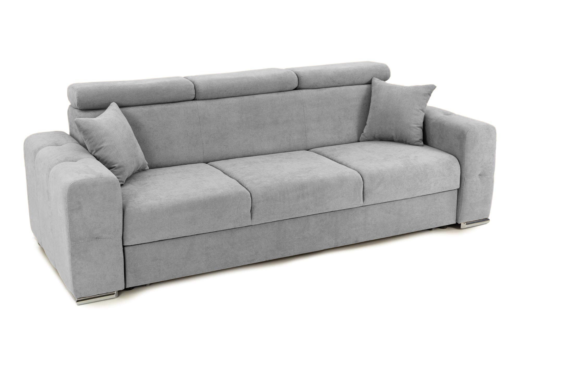 Canapea Extensibilă 3 locuri BELLAGIO, cu tetiere reglabile, 242x95x99 cm Prestige Home