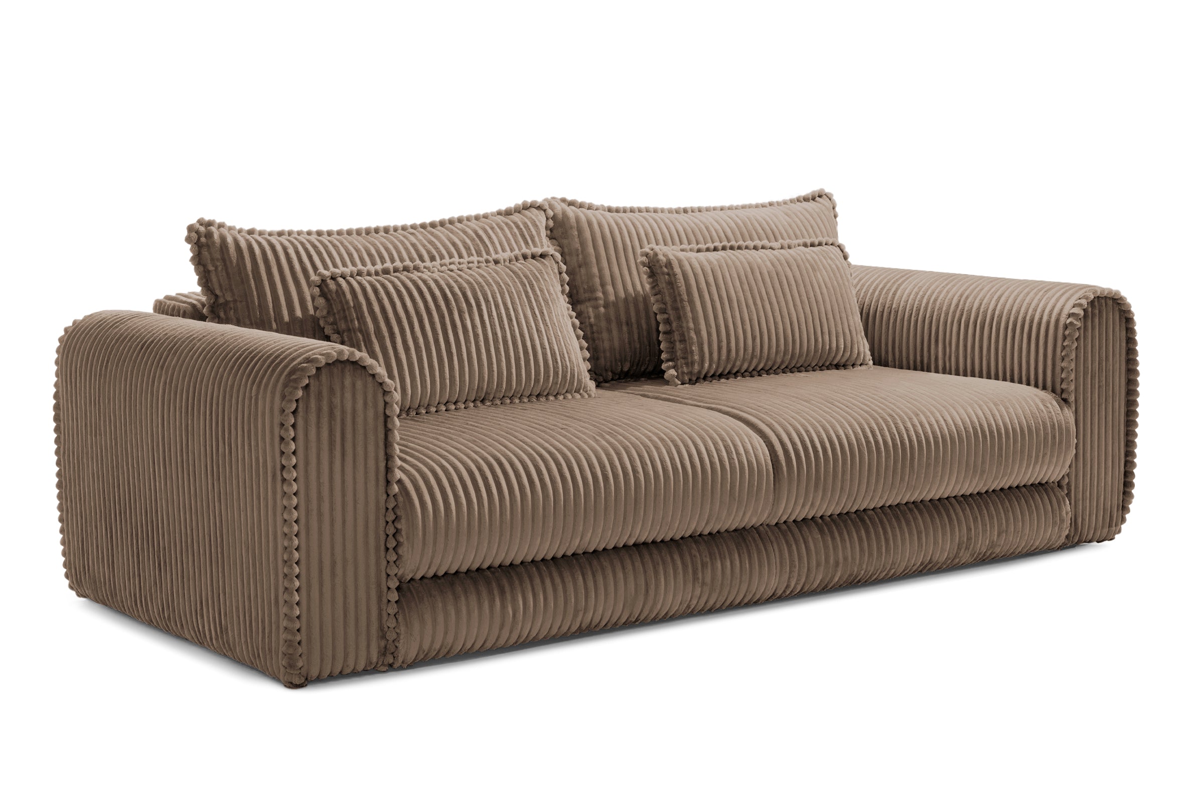 Canapea Extensibilă 3 locuri FELLINI, cu ladă depozitare, 243x108x90 cm Prestige Home