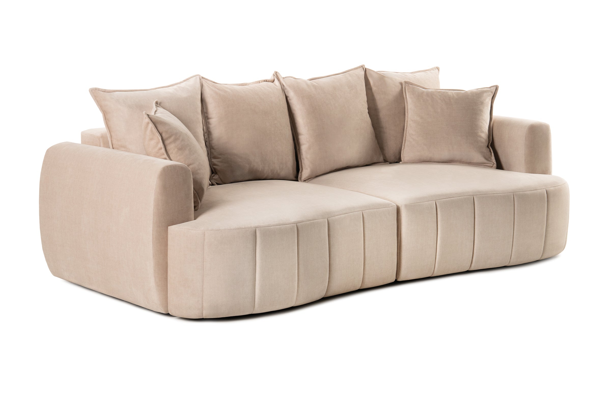Canapea Extensibilă 3 locuri SAMBA, cu 2 lăzi depozitare, 242x127x90 cm Prestige Home