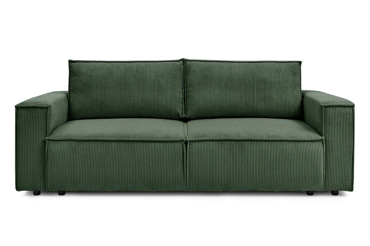 Canapea Extensibilă 3 locuri CLOUD, cu ladă de depozitare, 240x87x85 cm Verde-Zoom Prestige Home