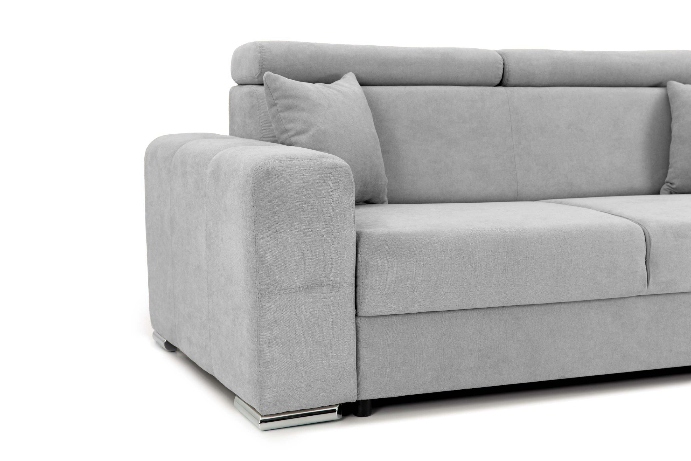 Canapea Fixă 2 locuri BELLAGIO, cu tetiere reglabile, 205x100x100 cm Prestige Home