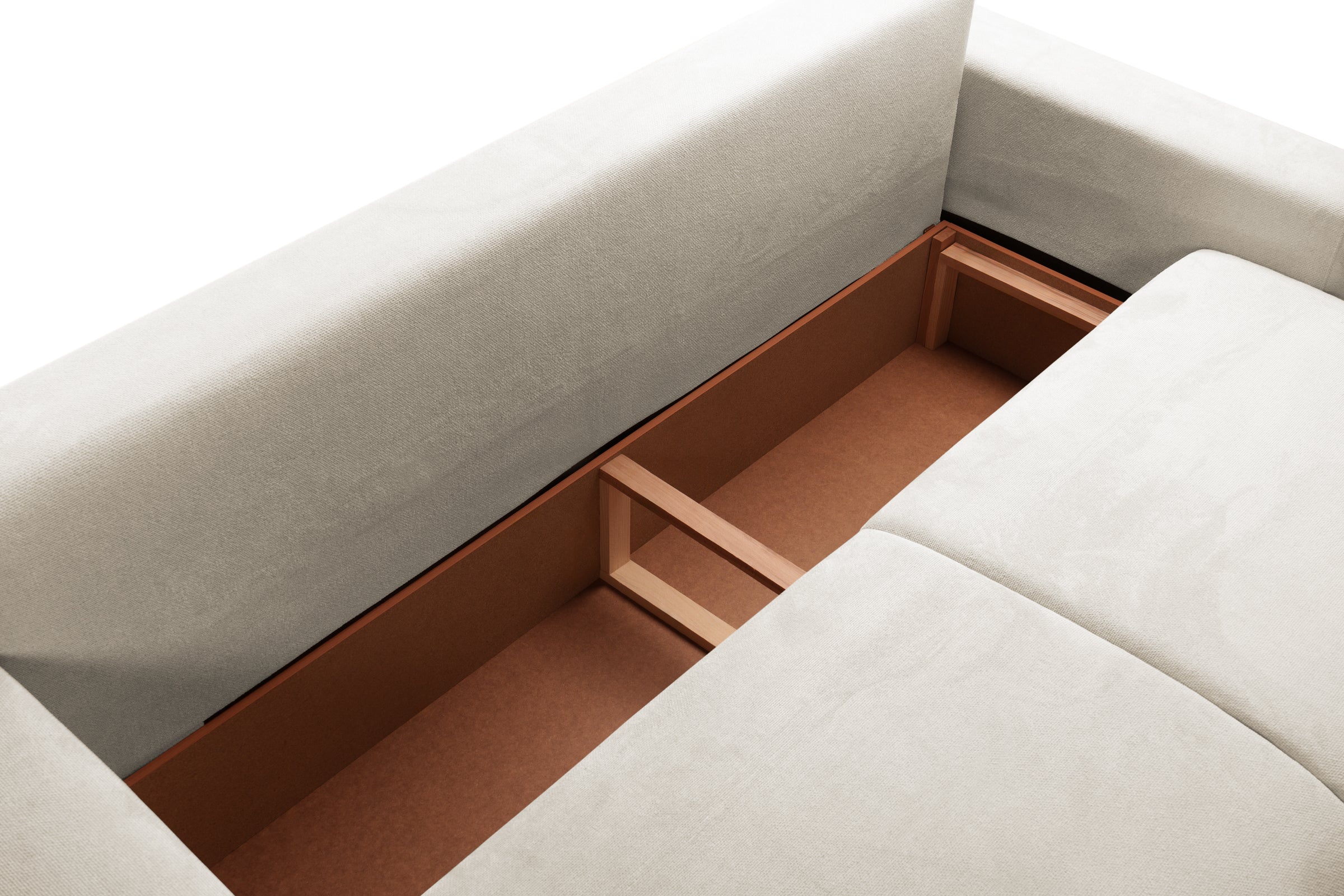 Canapea Extensibilă 3 locuri KENZO, cu ladă depozitare, 235x100x93 cm Prestige Home