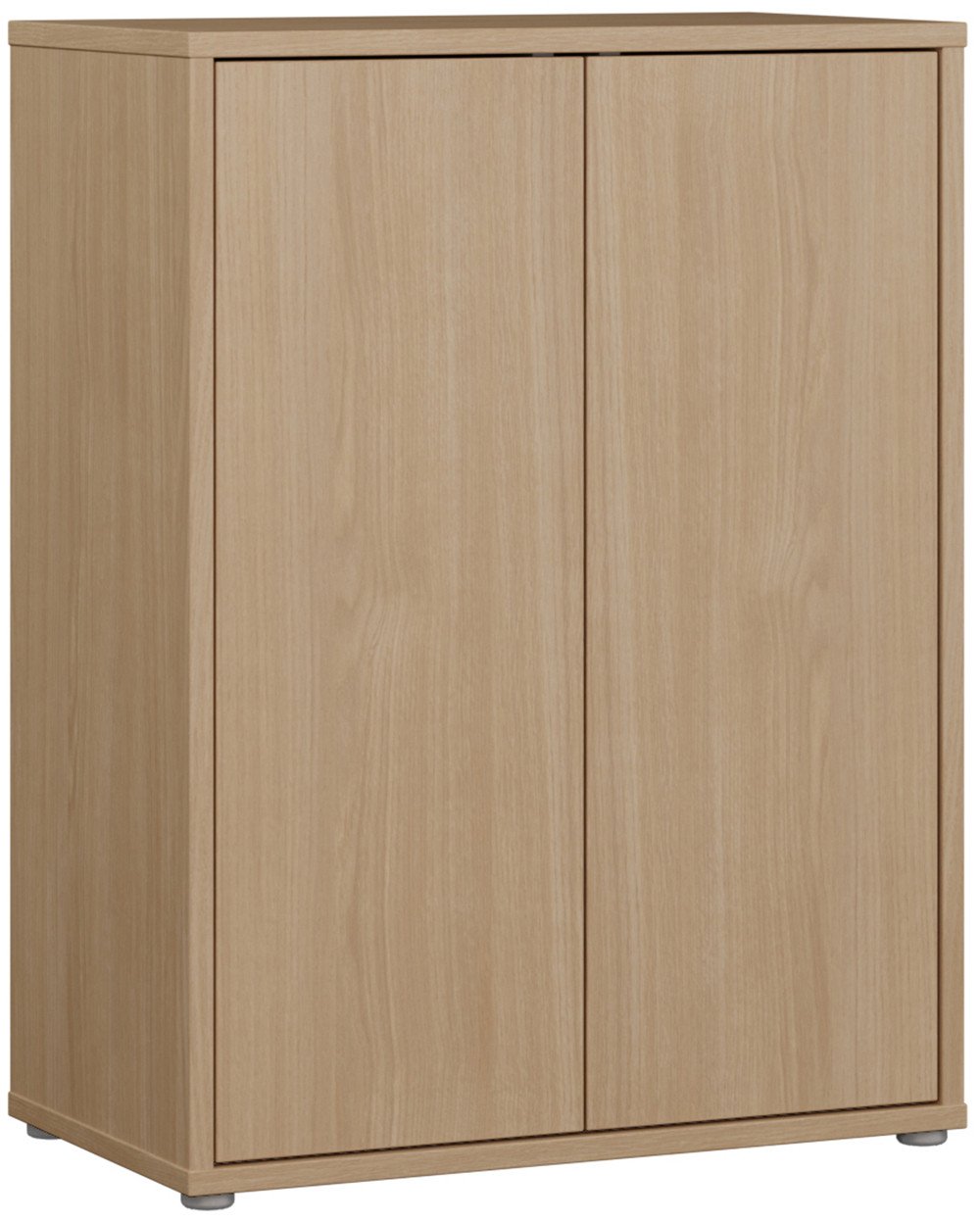 Comodă Alice Springs cu 2 uși, stejar, 74×99×41 cm, Push-to-Open Arboteca