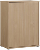 Comodă Alice Springs cu 2 uși, stejar, 74×99×41 cm, Push-to-Open Arboteca