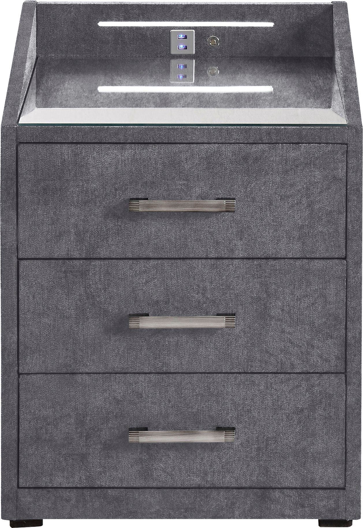 Noptieră tapițată Moon Arboteca