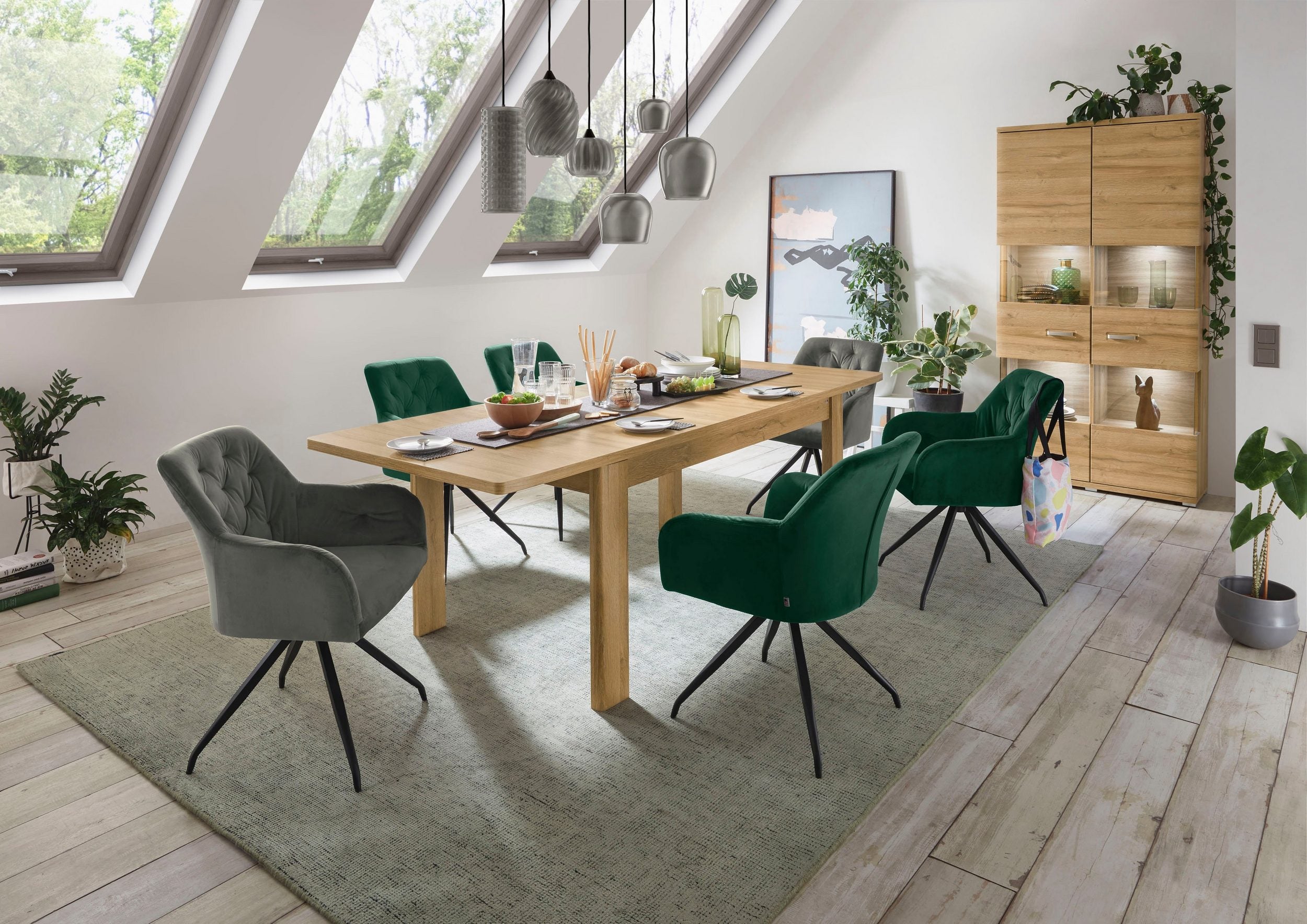 Set de 2 scaune tapițate Fremont Arboteca