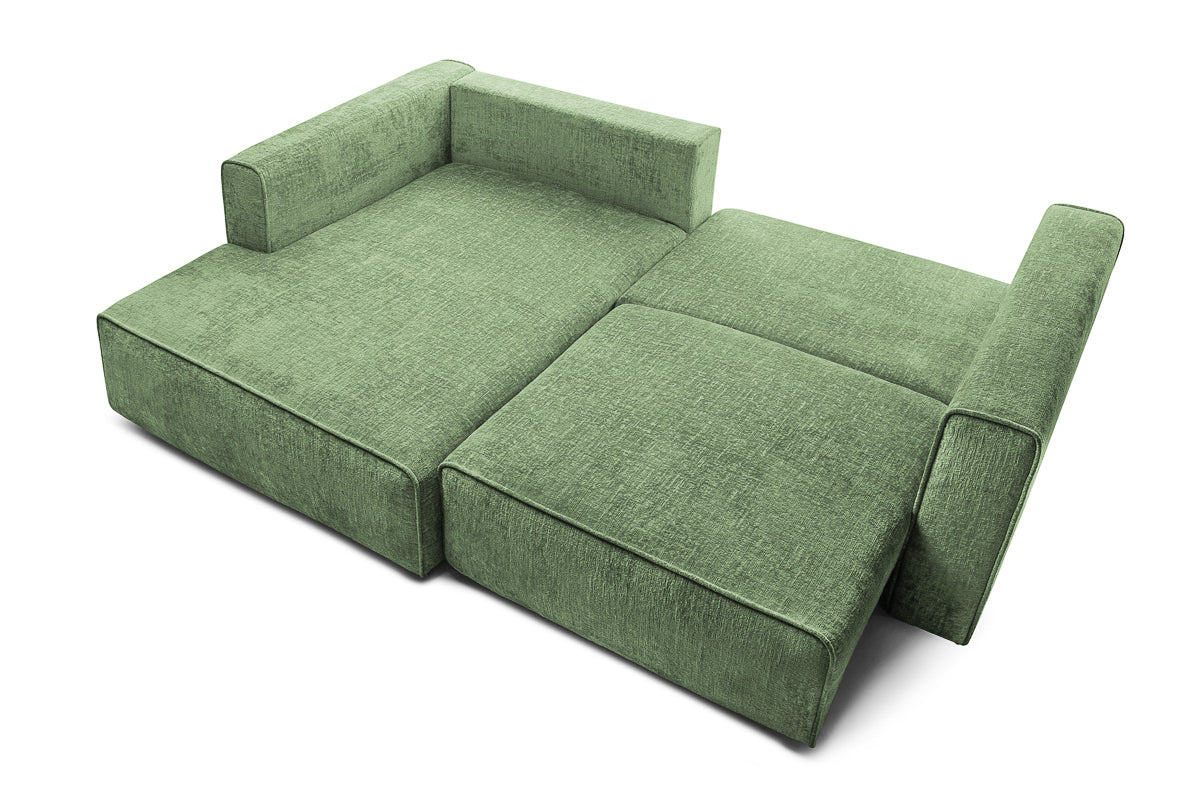 Colțar Extensibil 3 locuri ZANETTO, cu ladă de depozitare, 240x157x70 cm Prestige Home