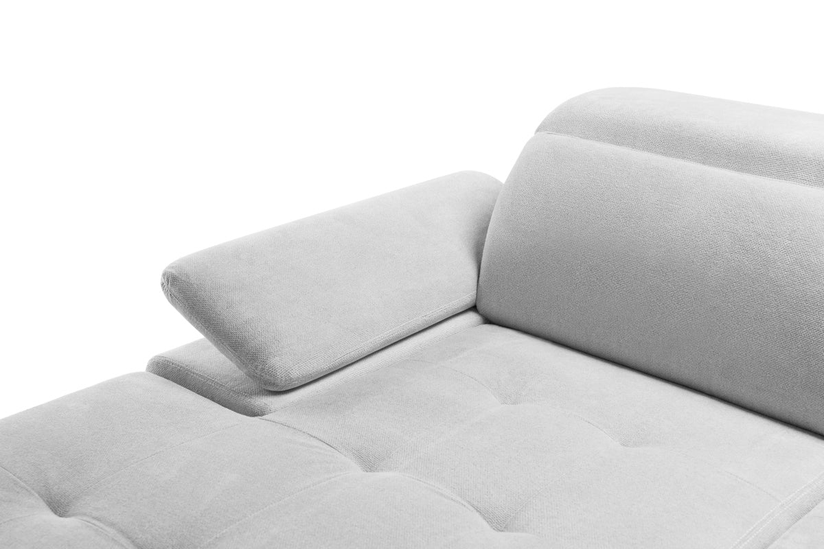 Colțar Extensibil TRENDY, cu ladă de depozitare, cu tetiere reglabile, variante stânga/dreapta 295x170x105 cm Prestige Home