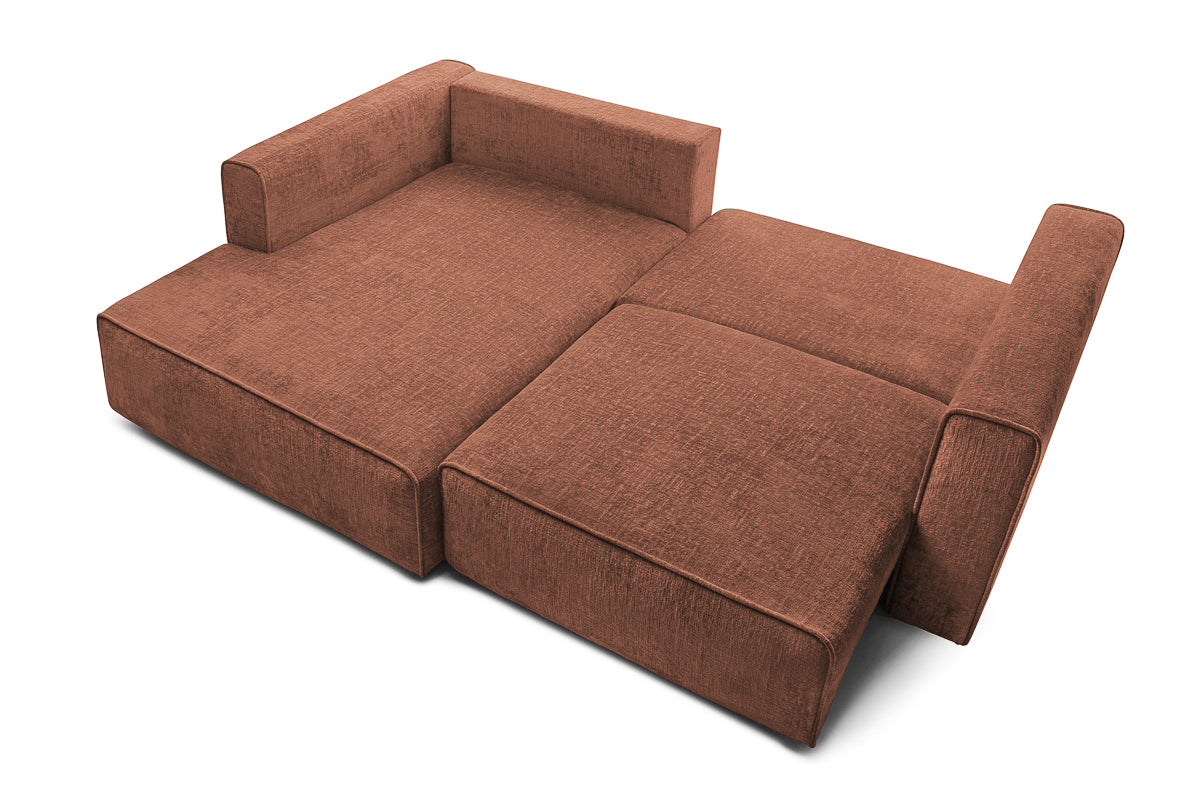 Colțar Extensibil 3 locuri ZANETTO, cu ladă de depozitare, 240x157x70 cm Prestige Home
