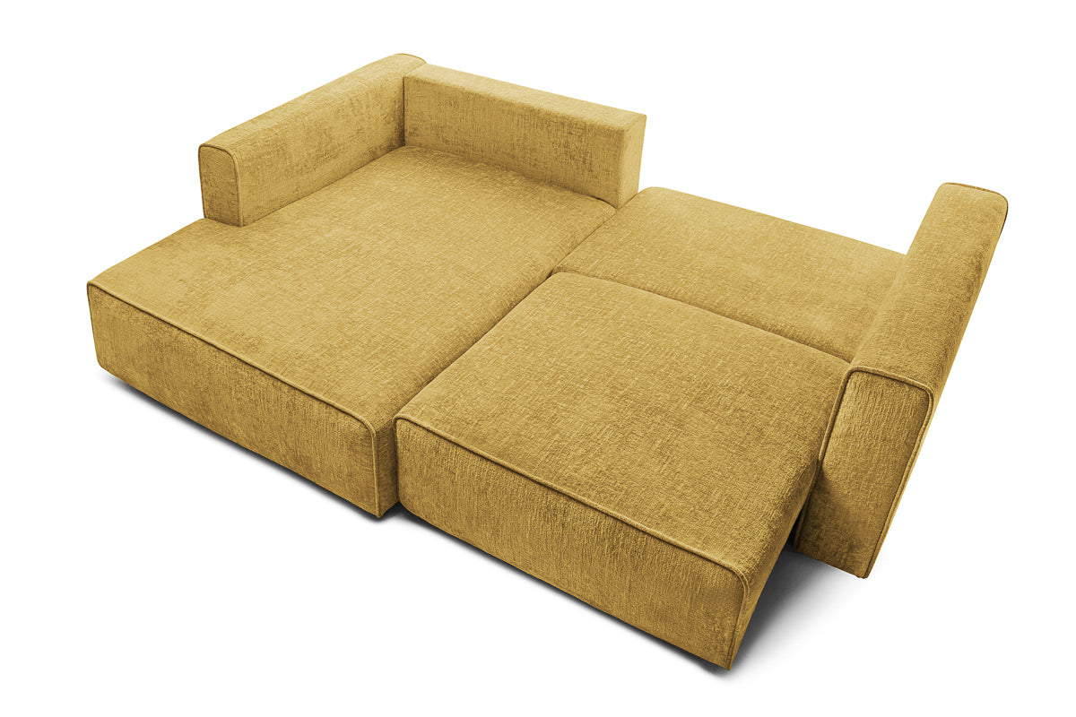 Colțar Extensibil 3 locuri ZANETTO, cu ladă de depozitare, 240x157x70 cm Prestige Home