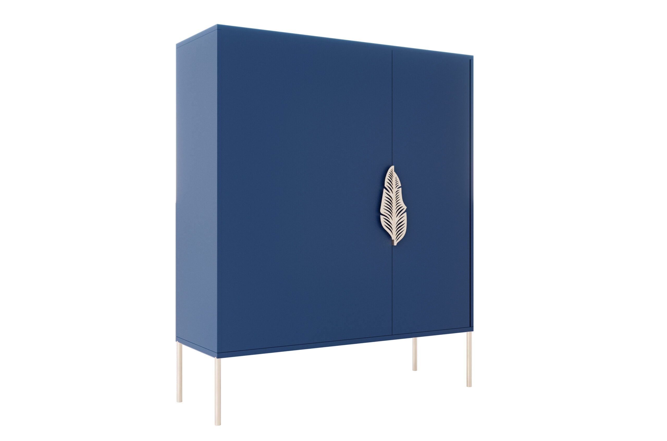 Pantofar Ayana, Albastru/Auriu Arboteca