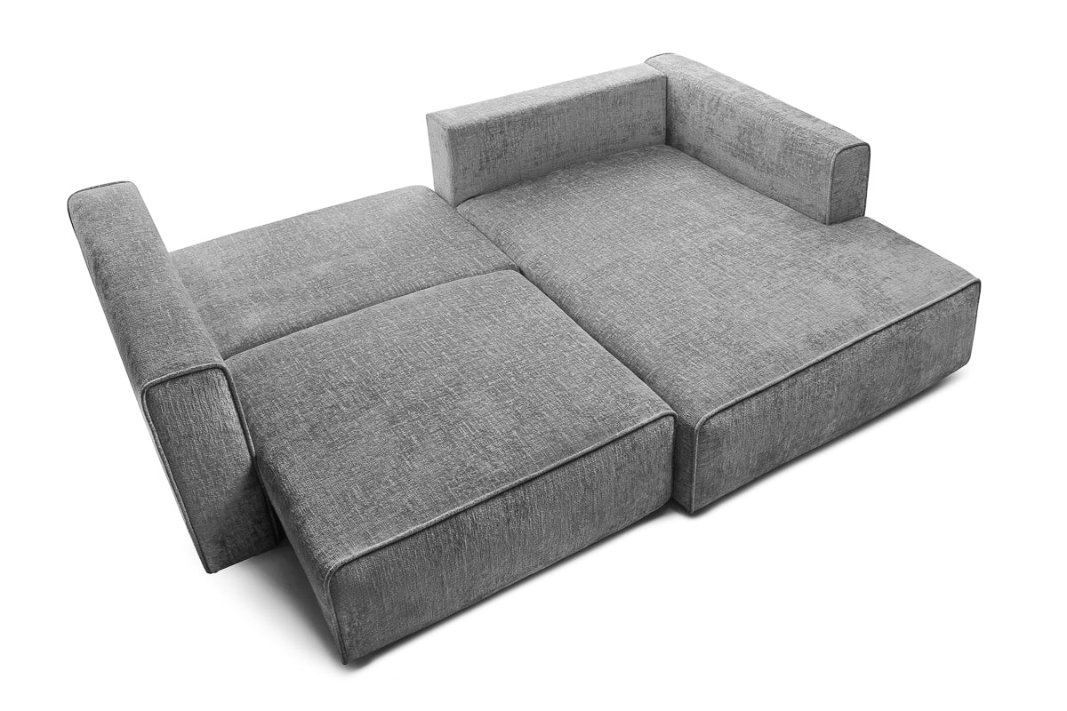 Colțar Extensibil 3 locuri ZANETTO, cu ladă de depozitare, 240x157x70 cm Prestige Home