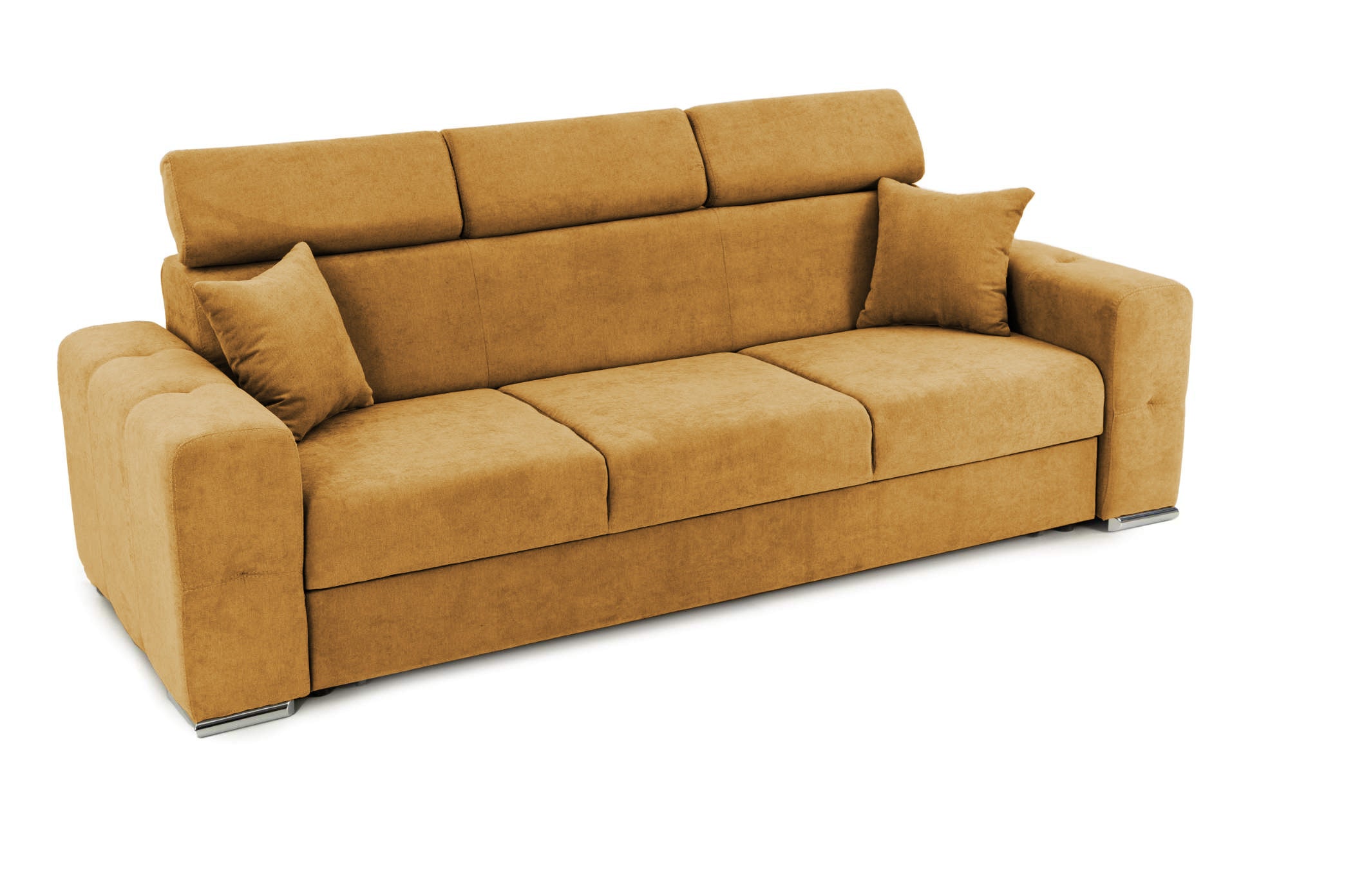 Canapea Extensibilă 3 locuri BELLAGIO, cu tetiere reglabile, 242x95x99 cm Prestige Home
