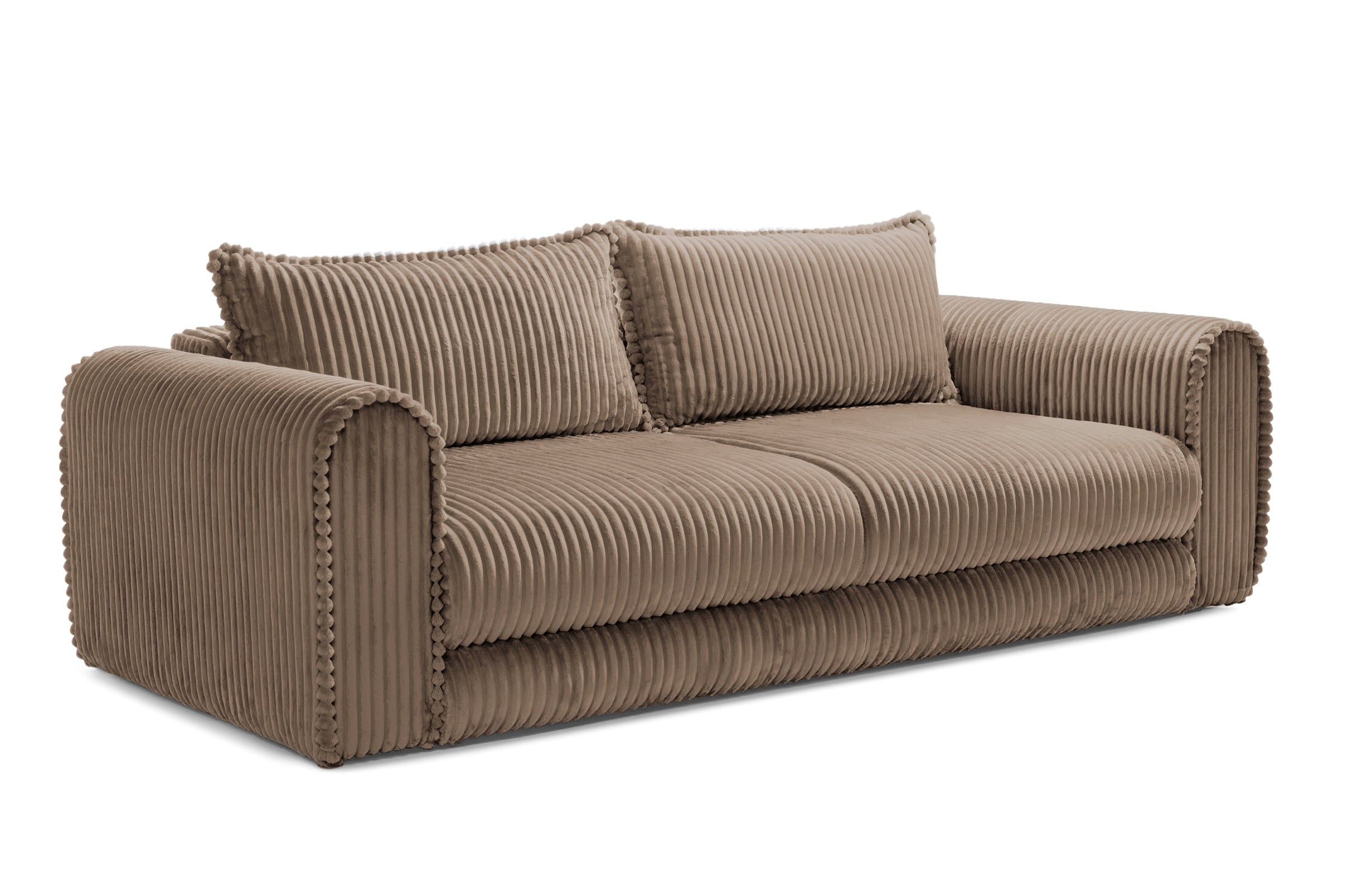Canapea Extensibilă 3 locuri FELLINI, cu ladă depozitare, 243x108x90 cm Prestige Home