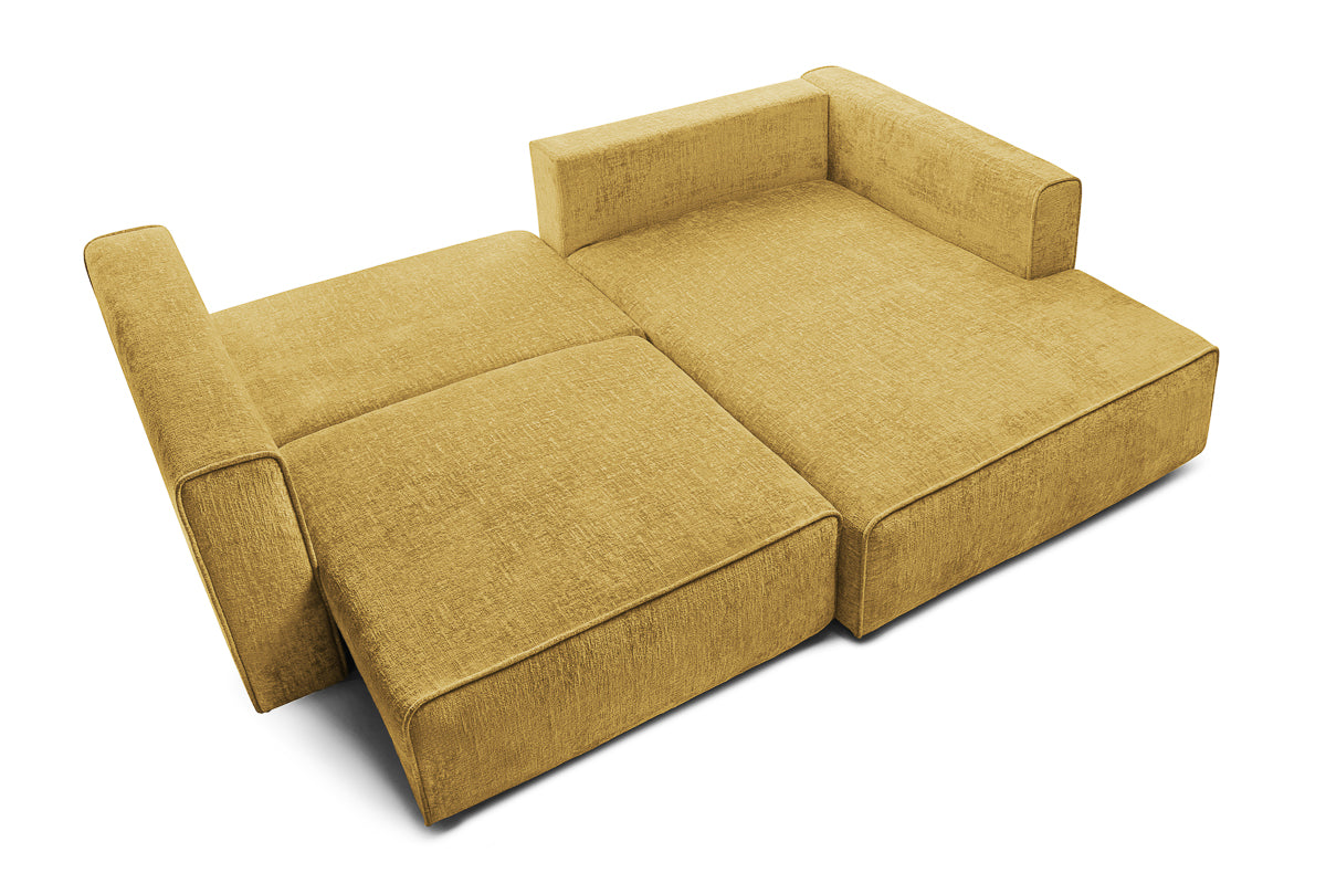 Colțar Extensibil 3 locuri ZANETTO, cu ladă de depozitare, 240x157x70 cm Prestige Home